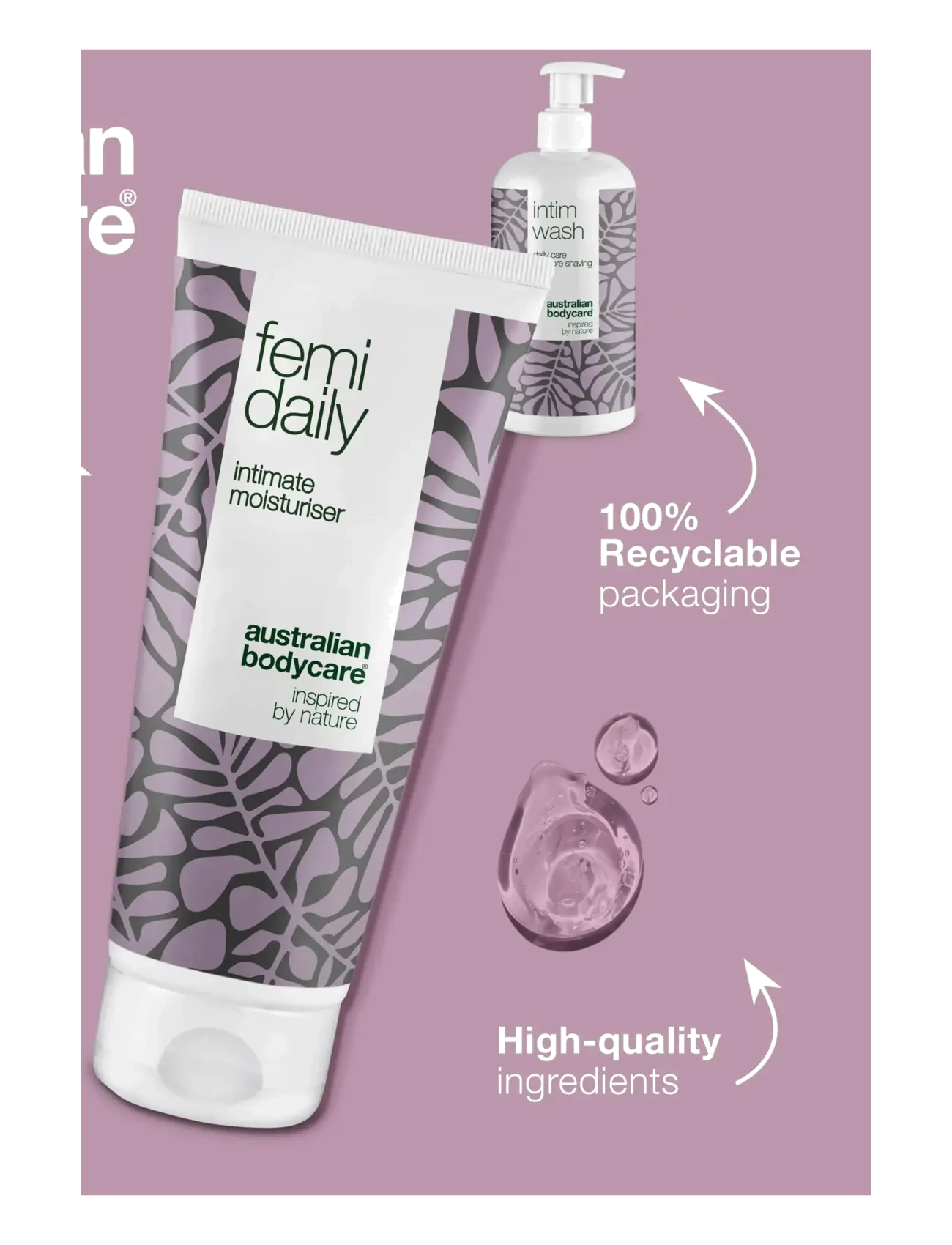 Australian Bodycare - 2 products for daily intimate care - intimvask - tea tree oil - 3