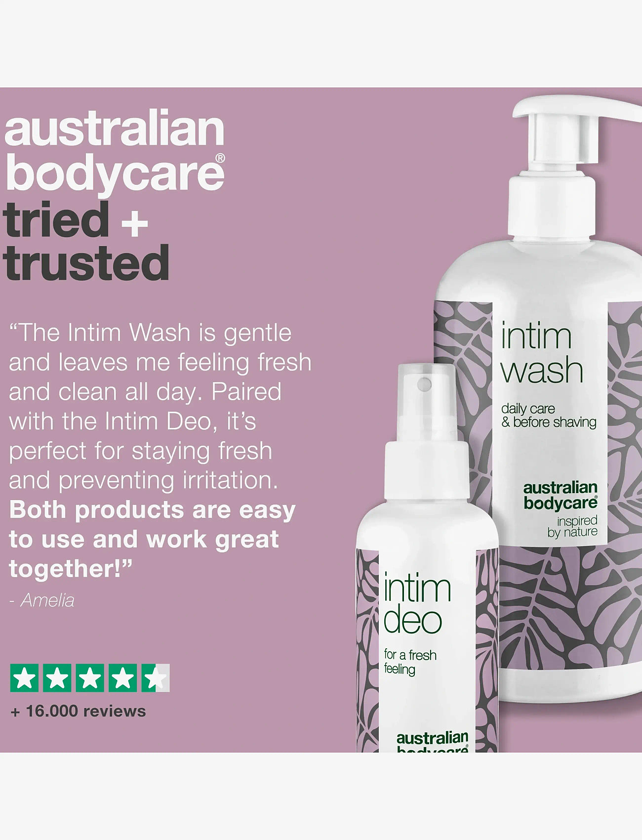 Australian Bodycare - 2 intimate products - unwanted odor - intimvask - tea tree oil - 4