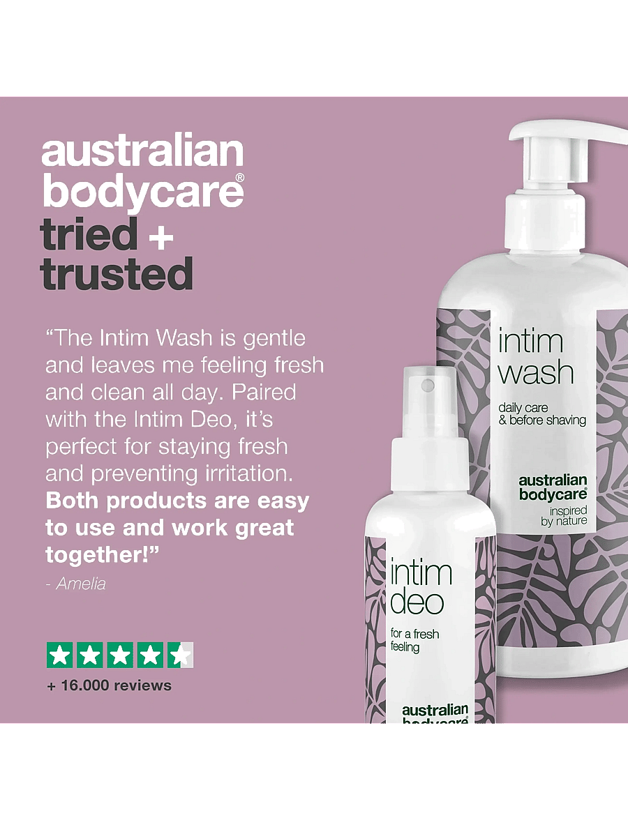 Australian Bodycare - 2 intimate products - unwanted odor - intiimpesu - tea tree oil - 4