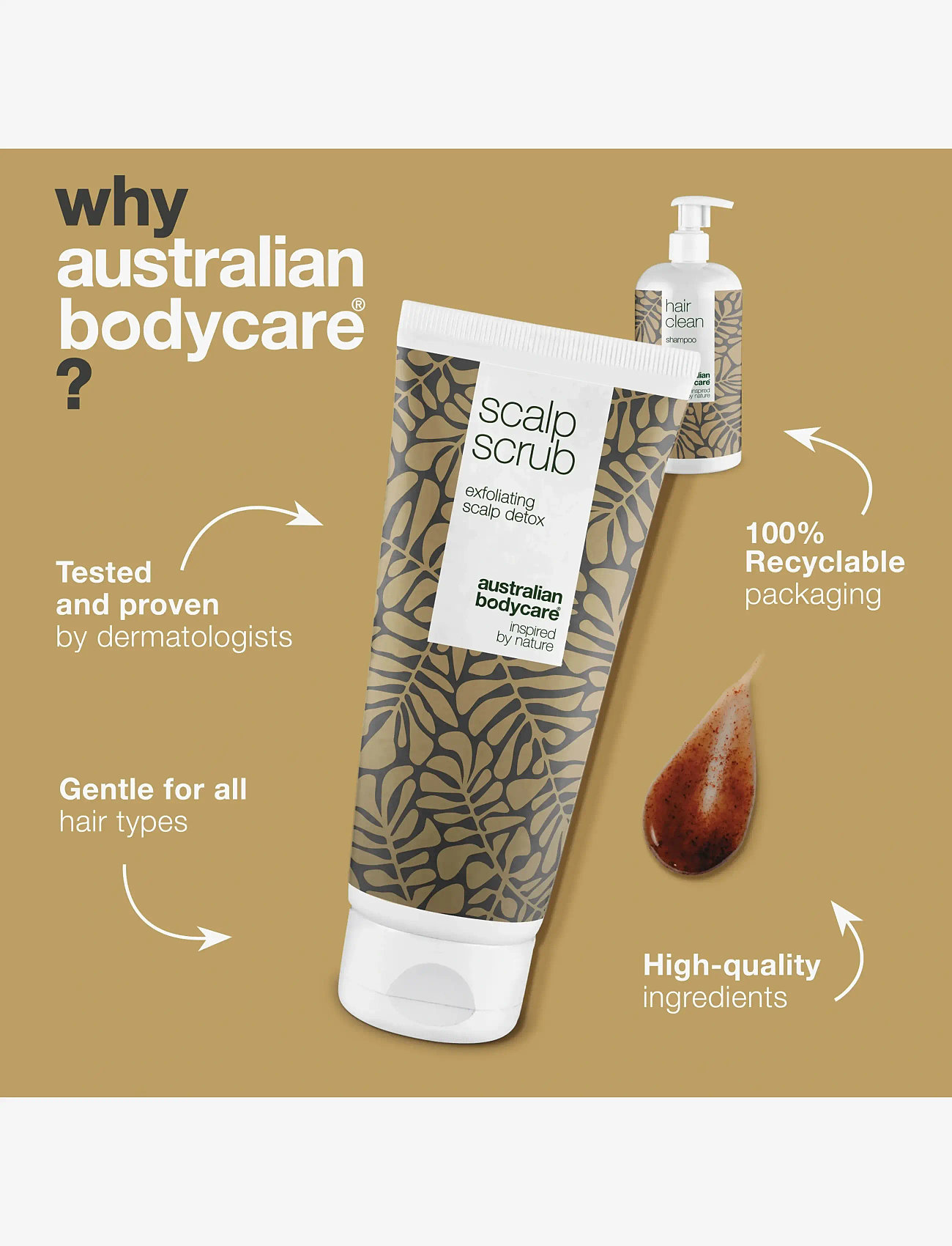 Australian Bodycare - Scalp detox duo with Tea Tree Oil - för honom - tea tree oil - 3