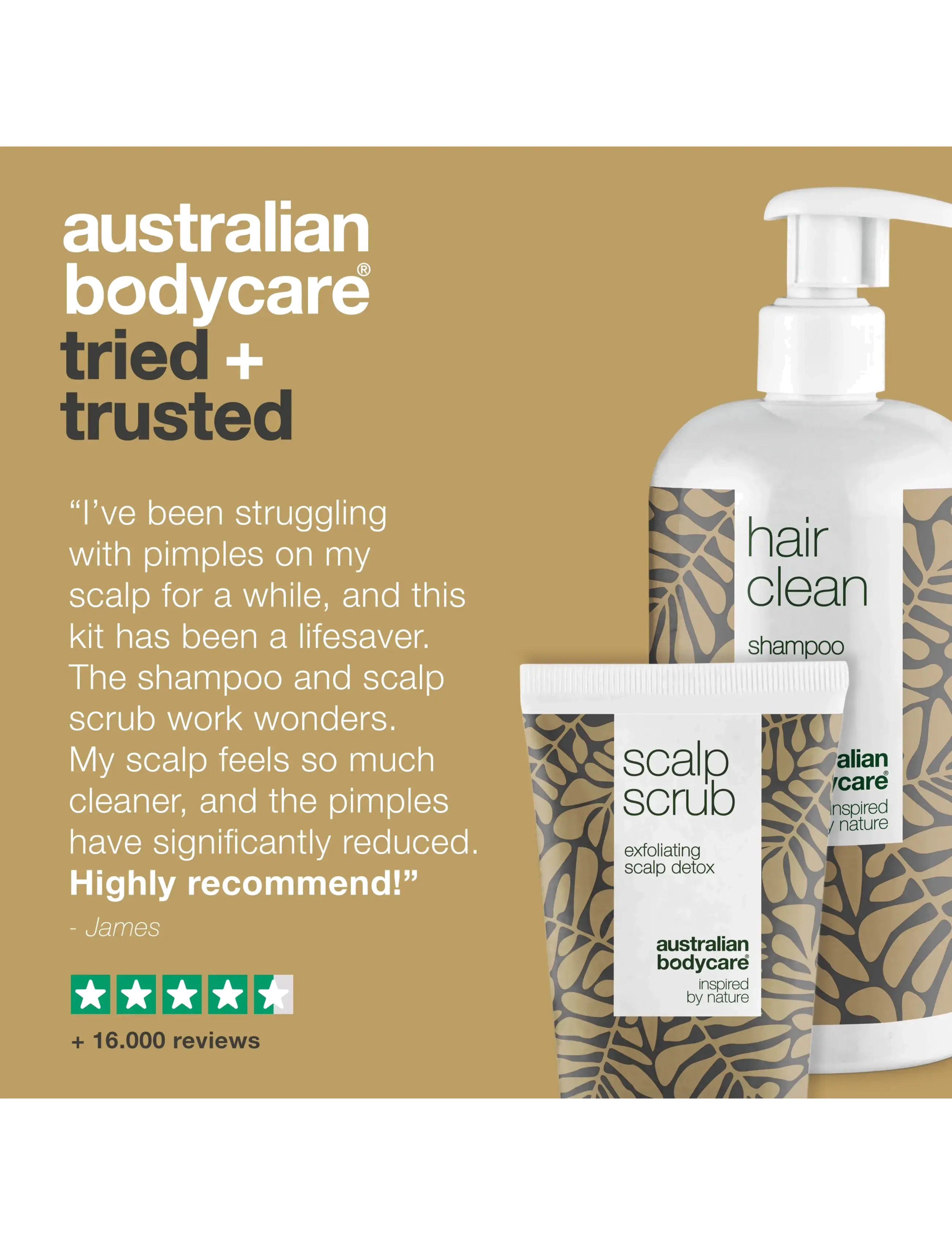 Australian Bodycare - Scalp detox duo with Tea Tree Oil - til ham - tea tree oil - 4