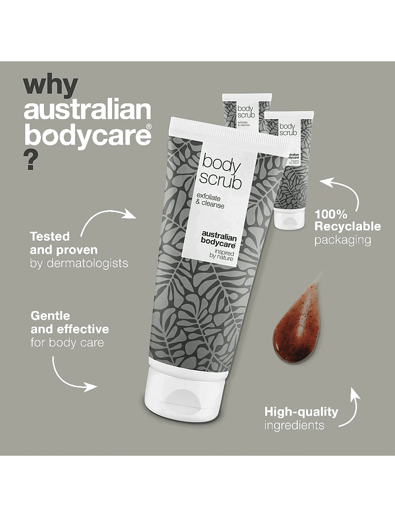 Australian Bodycare - 3 body products for skin blemishes - for him - tea tree oil - 3