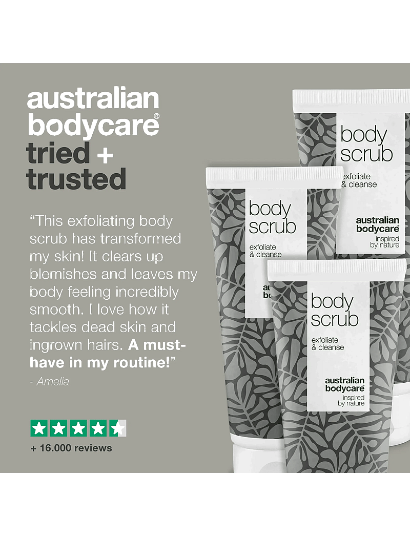 Australian Bodycare - 3 body products for skin blemishes - for him - tea tree oil - 4