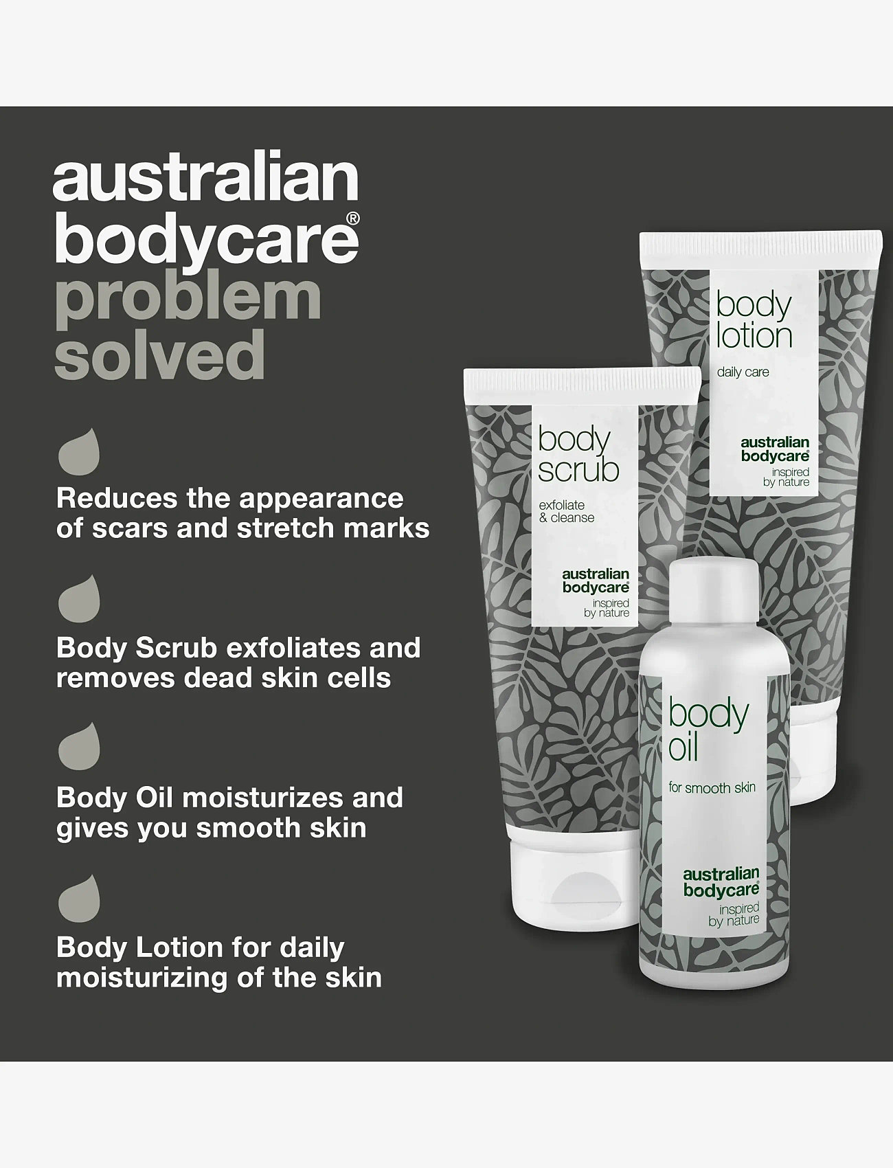 Australian Bodycare - Kit for daily care of stretch marks - giftset - tea tree oil - 2