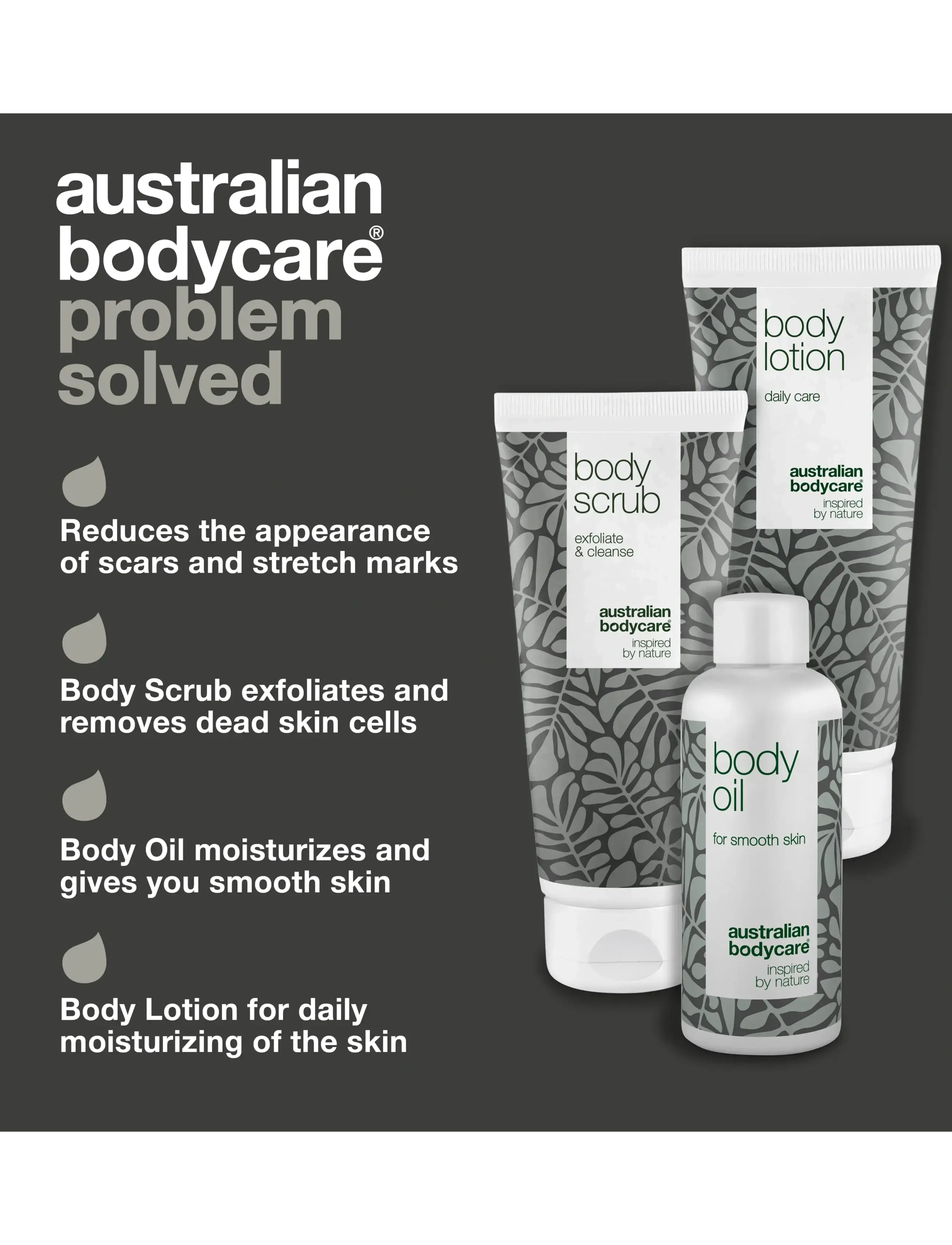 Australian Bodycare - Kit for daily care of stretch marks - til hende - tea tree oil - 2