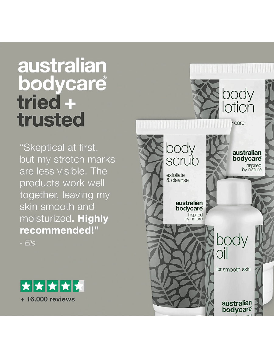 Australian Bodycare - Kit for daily care of stretch marks - giftset - tea tree oil - 4