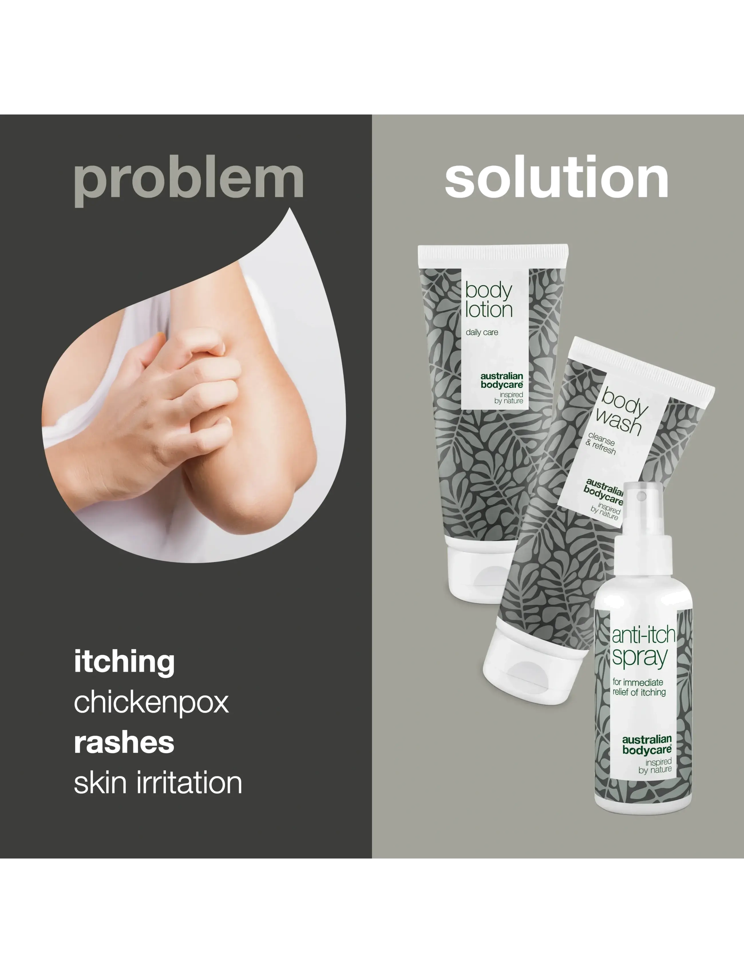 Australian Bodycare - 3 products for itchy skin - giftset - tea tree oil - 1