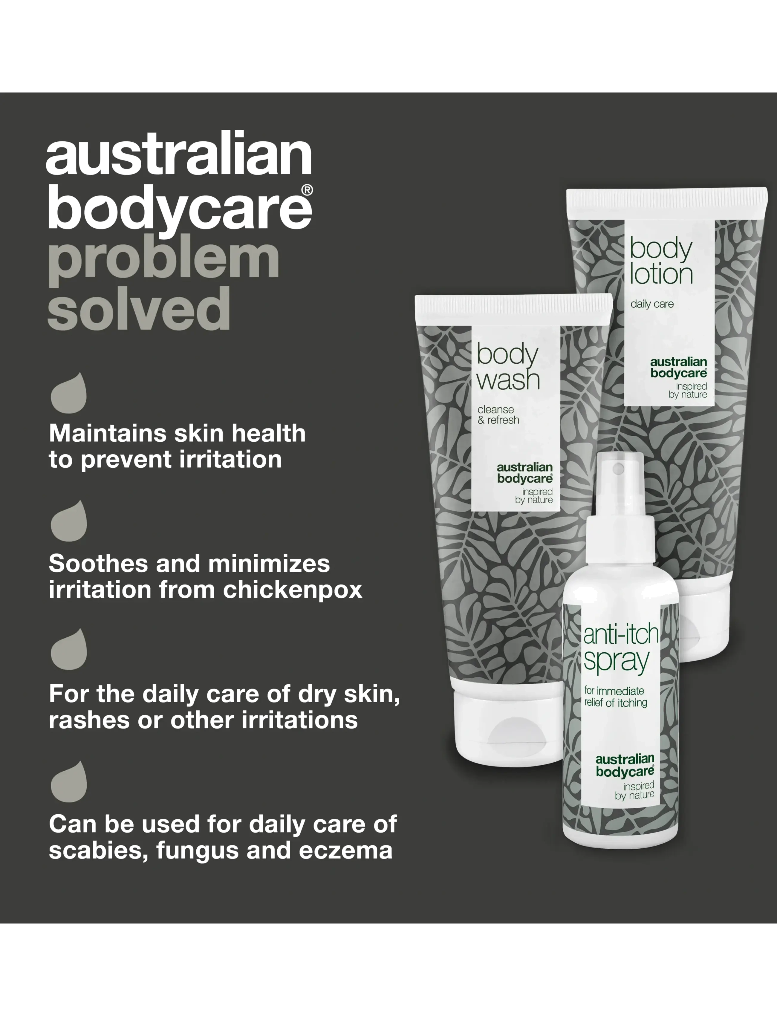 Australian Bodycare - 3 products for itchy skin - giftset - tea tree oil - 2