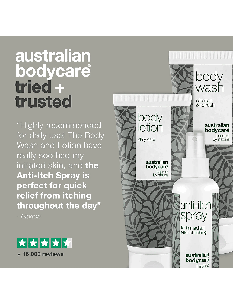 Australian Bodycare - 3 products for itchy skin - giftset - tea tree oil - 4
