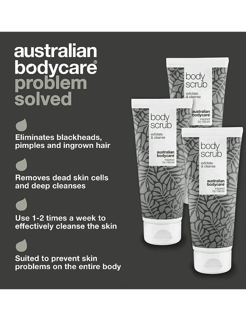 Australian Bodycare - 3 body scrub for blemished skin - for her - tea tree oil - 2