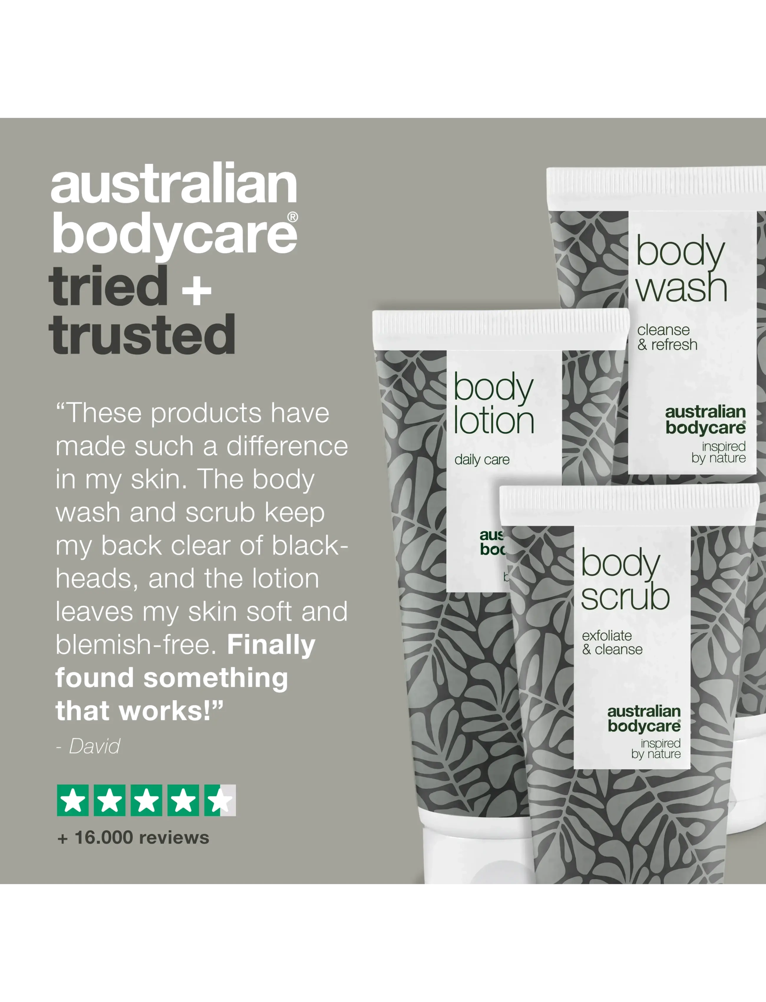 Australian Bodycare - 3 body scrub for blemished skin - til hende - tea tree oil - 4