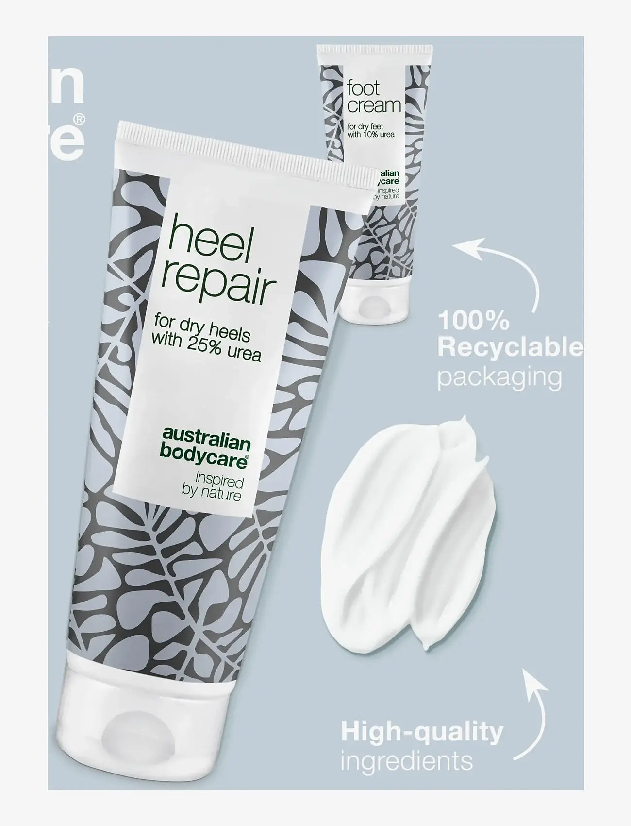 Australian Bodycare - Foot care duo - for dry feet & cracked heels - rankų kremas - tea tree oil - 3