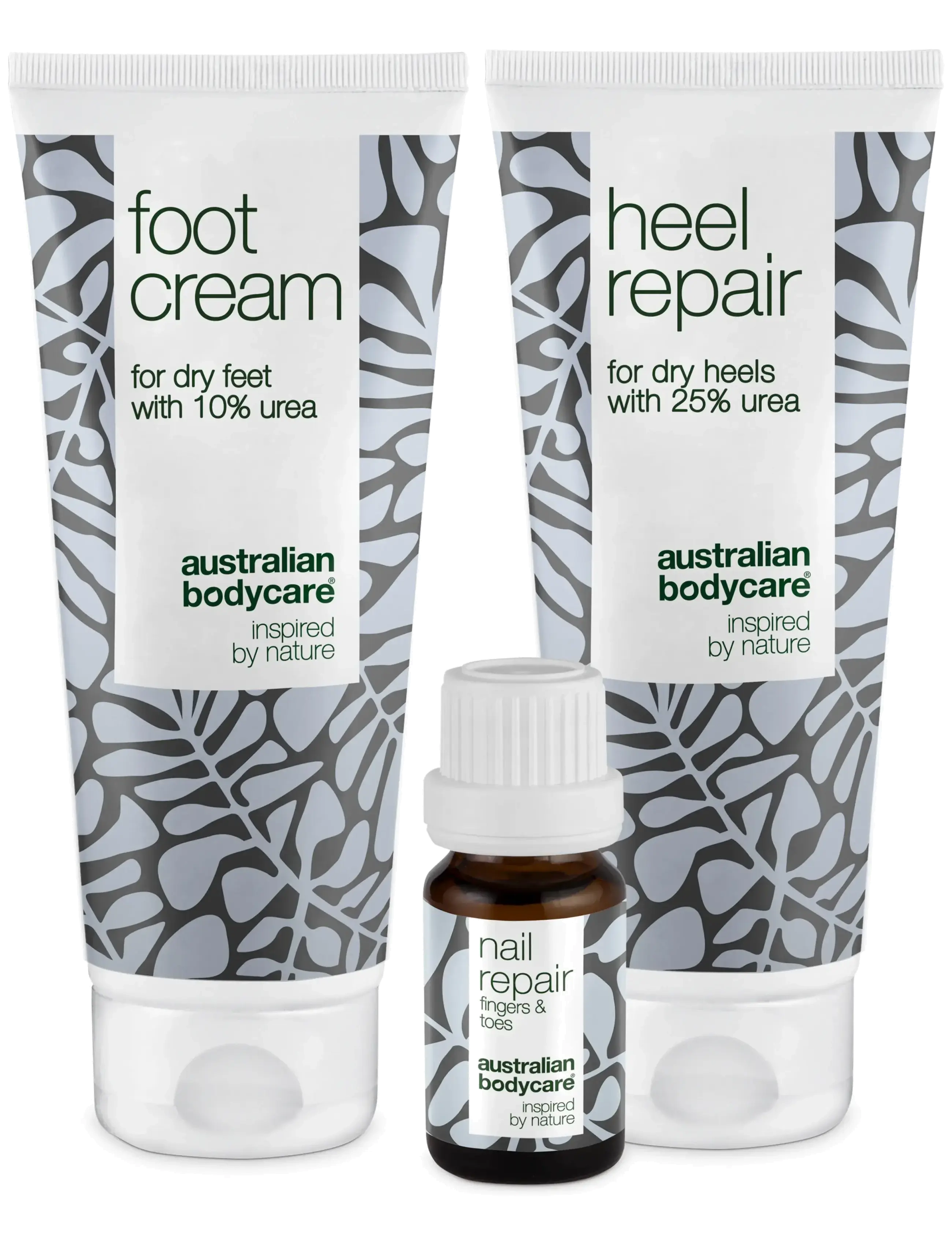 Australian Bodycare Feet & Nails Kit 3 Step Foot Care, Bath & Body Sæt, Nude, Str: ONE SIZE