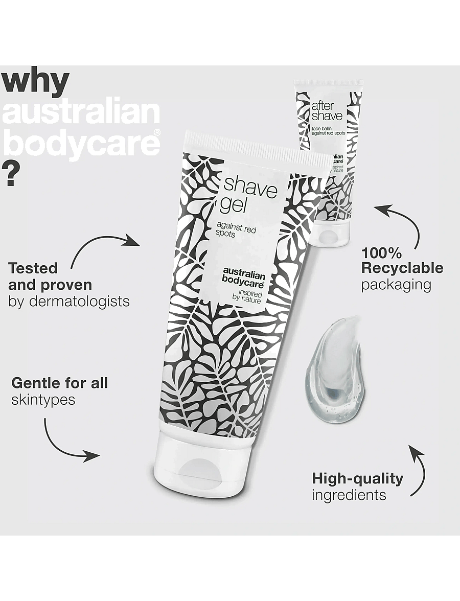 Australian Bodycare - smooth shave duo - to reduce razor bumps and red spots - päevitamiseelne - tea tree oil - 3