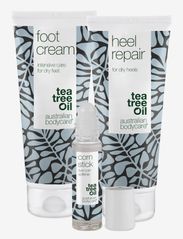 Australian Bodycare - Corns & calluses kit - 3 steps to soft smooth feet - handkräm & fotkräm - tea tree oil - 1