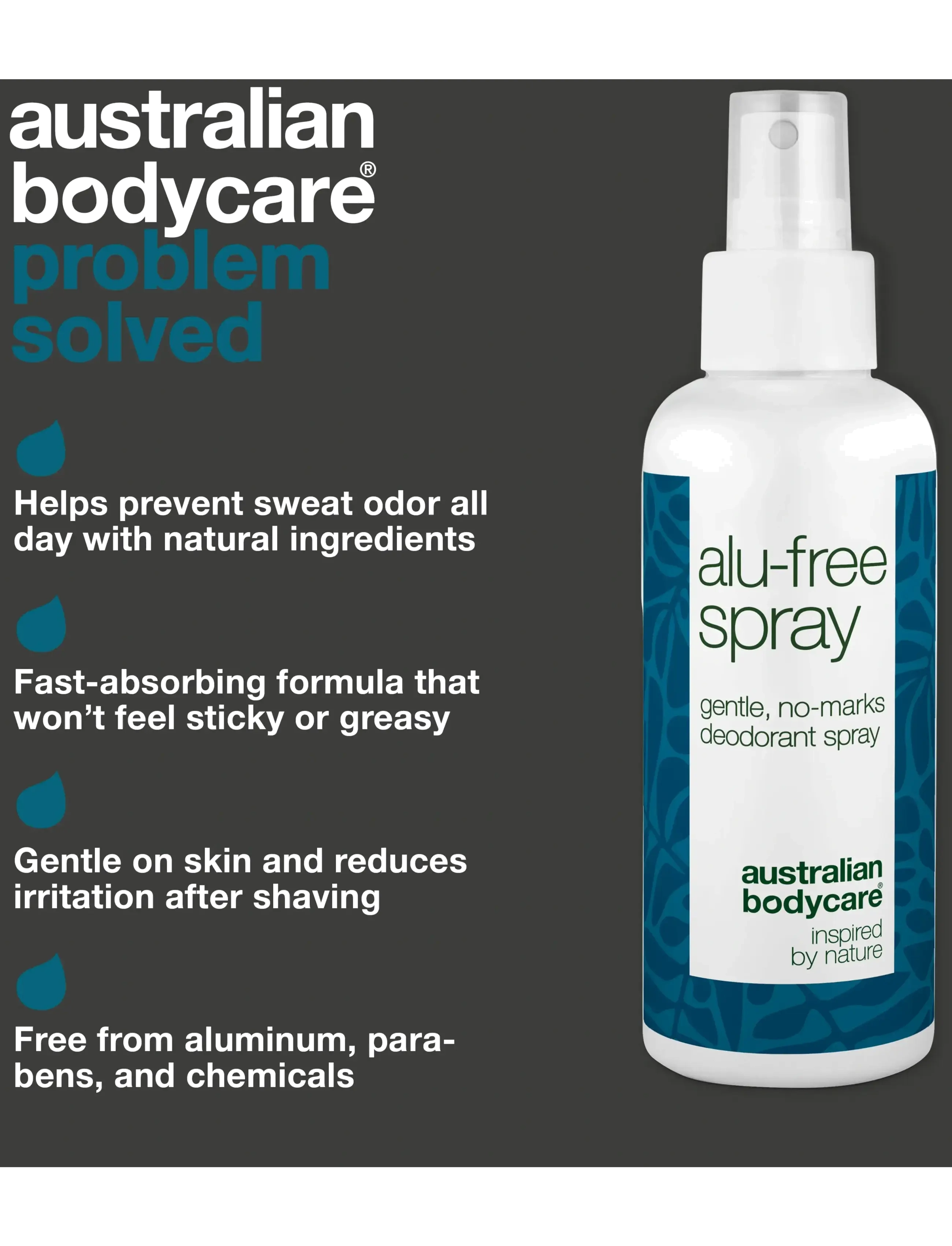 Australian Bodycare - Deo Spray - aluminium free 100 ml - deospray - clear - 2