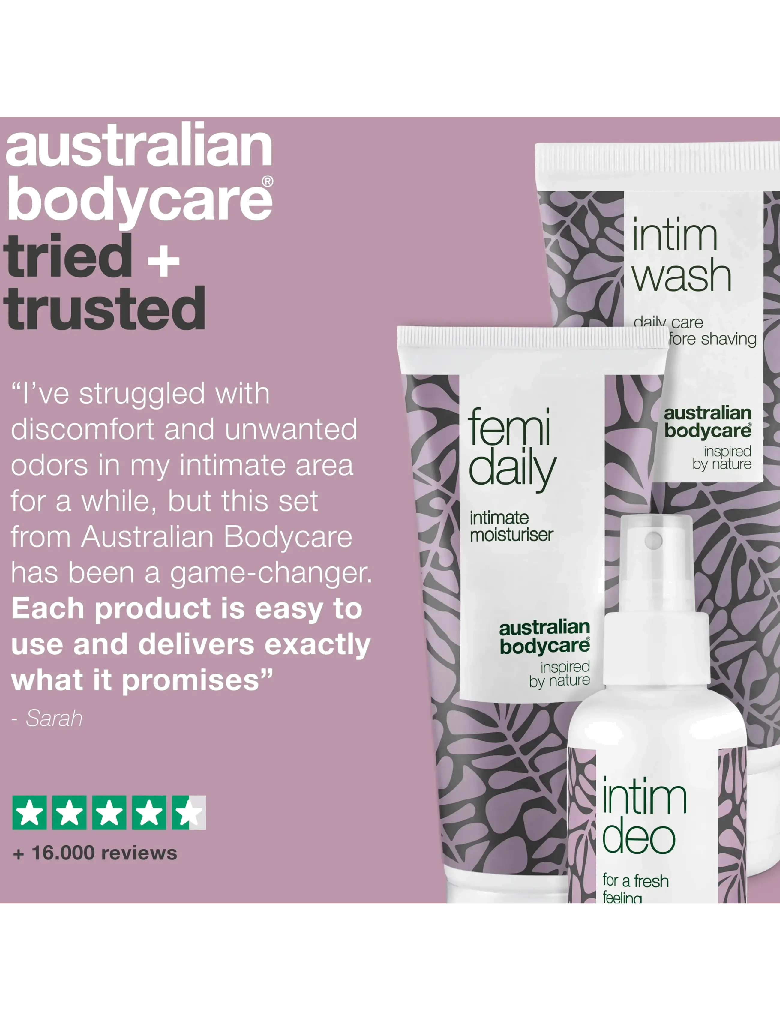 Australian Bodycare - intimate odour control - for a fresh feeling - intiimpesu - tea tree oil - 4