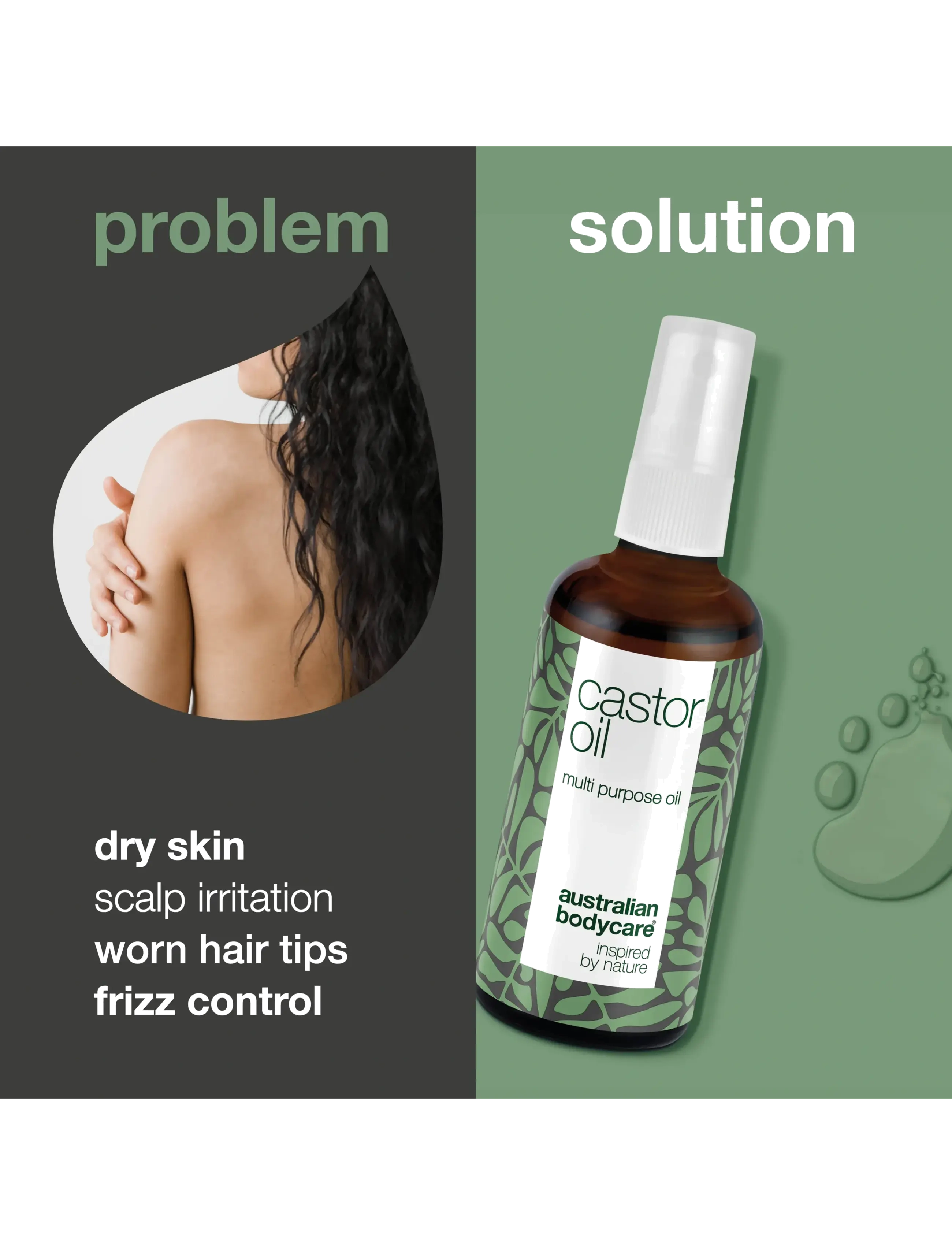 Australian Bodycare - Castor Oil 100ml - hårolie - / - 1