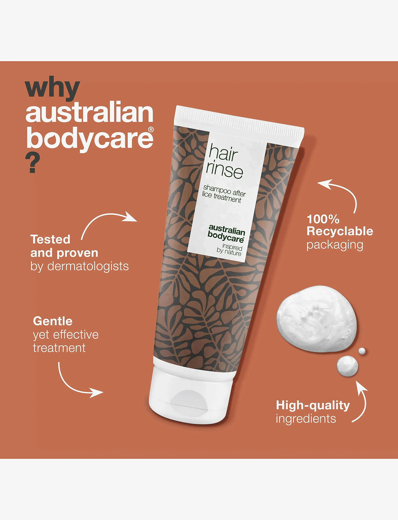 Australian Bodycare - Hair Rinse 200 ml - hårpleje - clear - 3