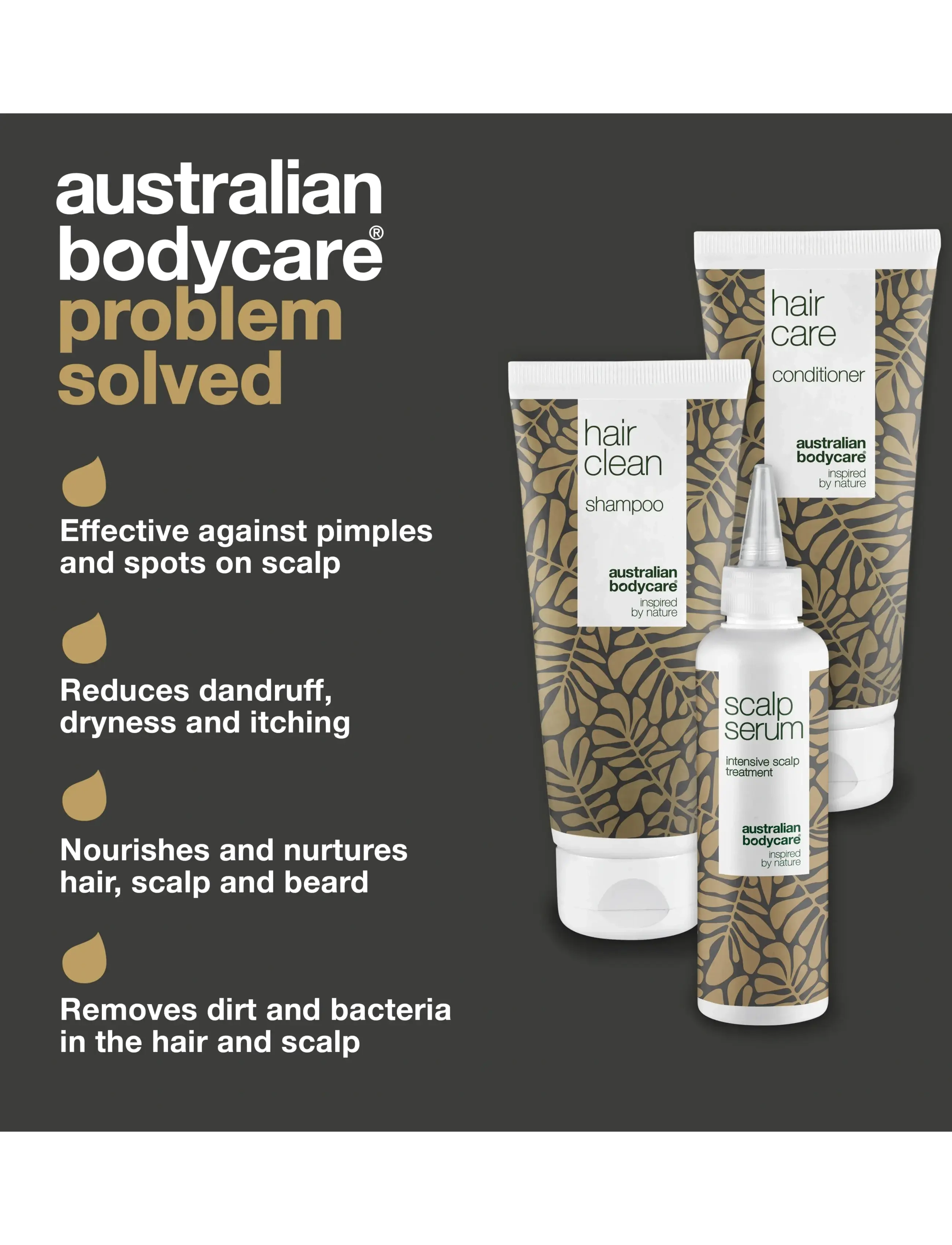 Australian Bodycare - 3 hair products - miehille - clear - 2