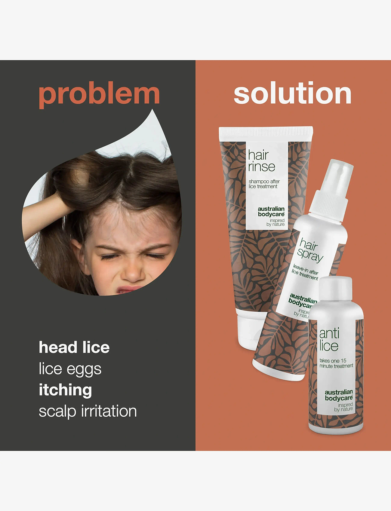 Australian Bodycare - Head Lice Kit - til ham - clear - 1