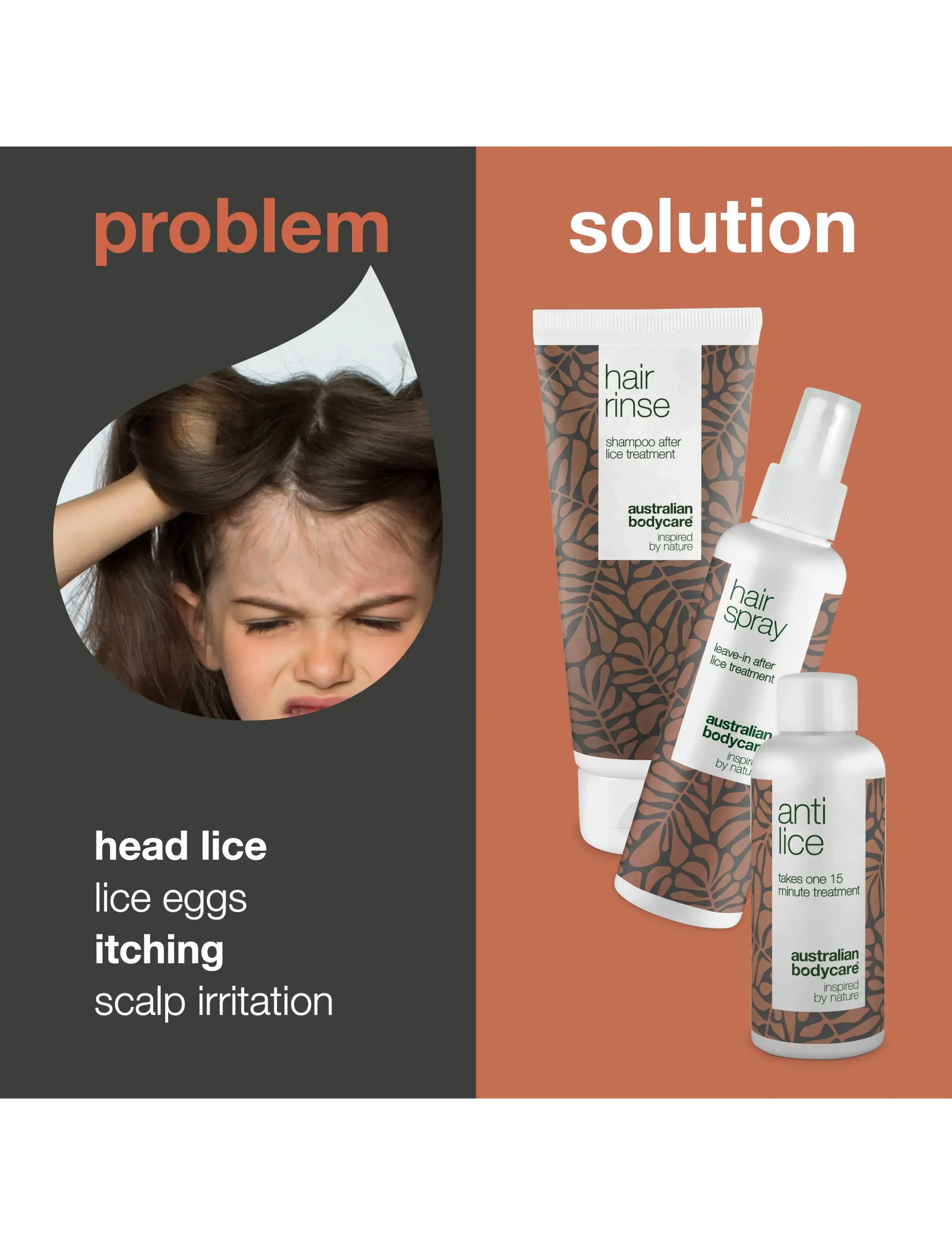 Australian Bodycare - Head Lice Kit - til ham - clear - 1