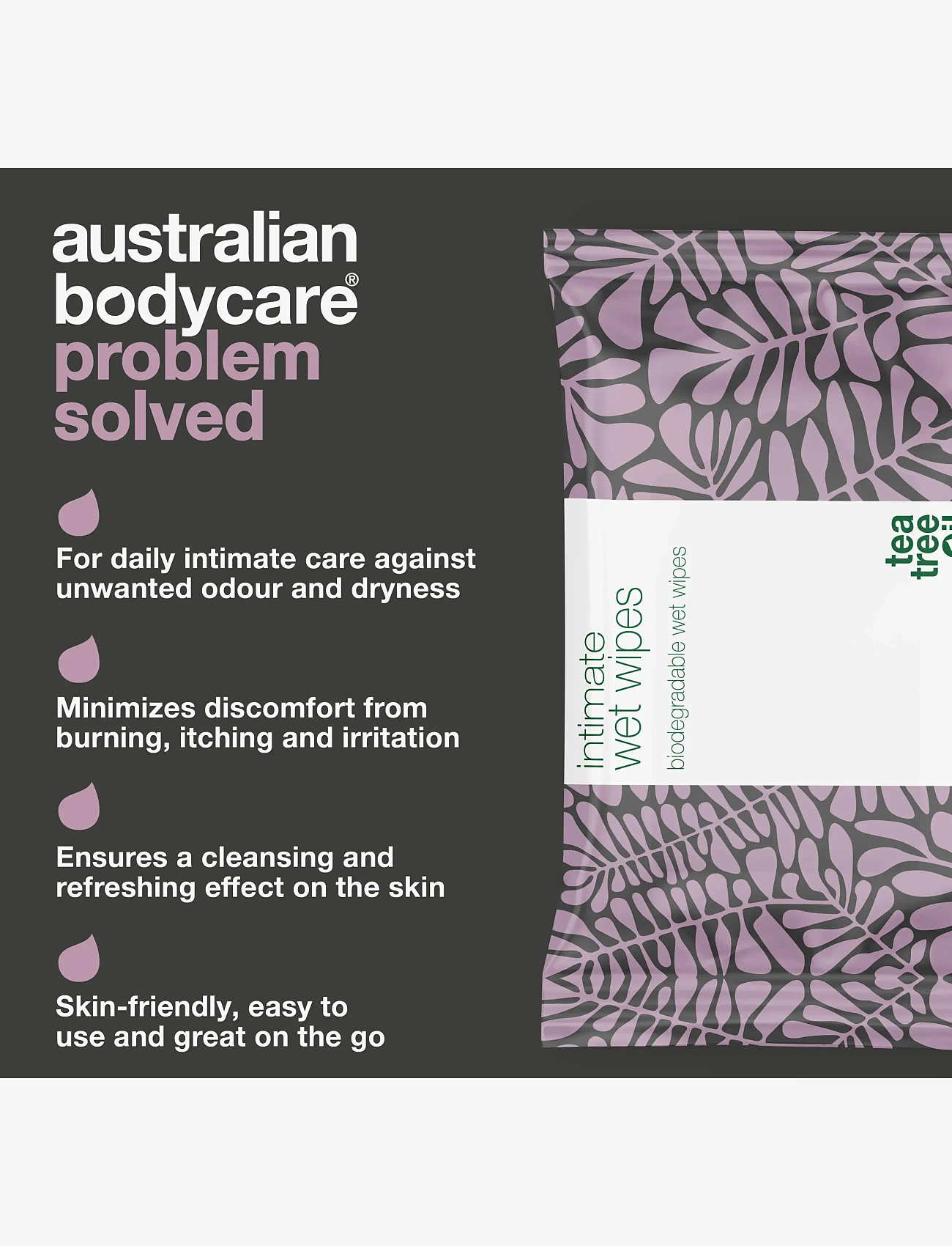 Australian Bodycare - Intim Wet Wipes 24pcs - Þvottur fyrir viðkvæm svæði - clear - 2