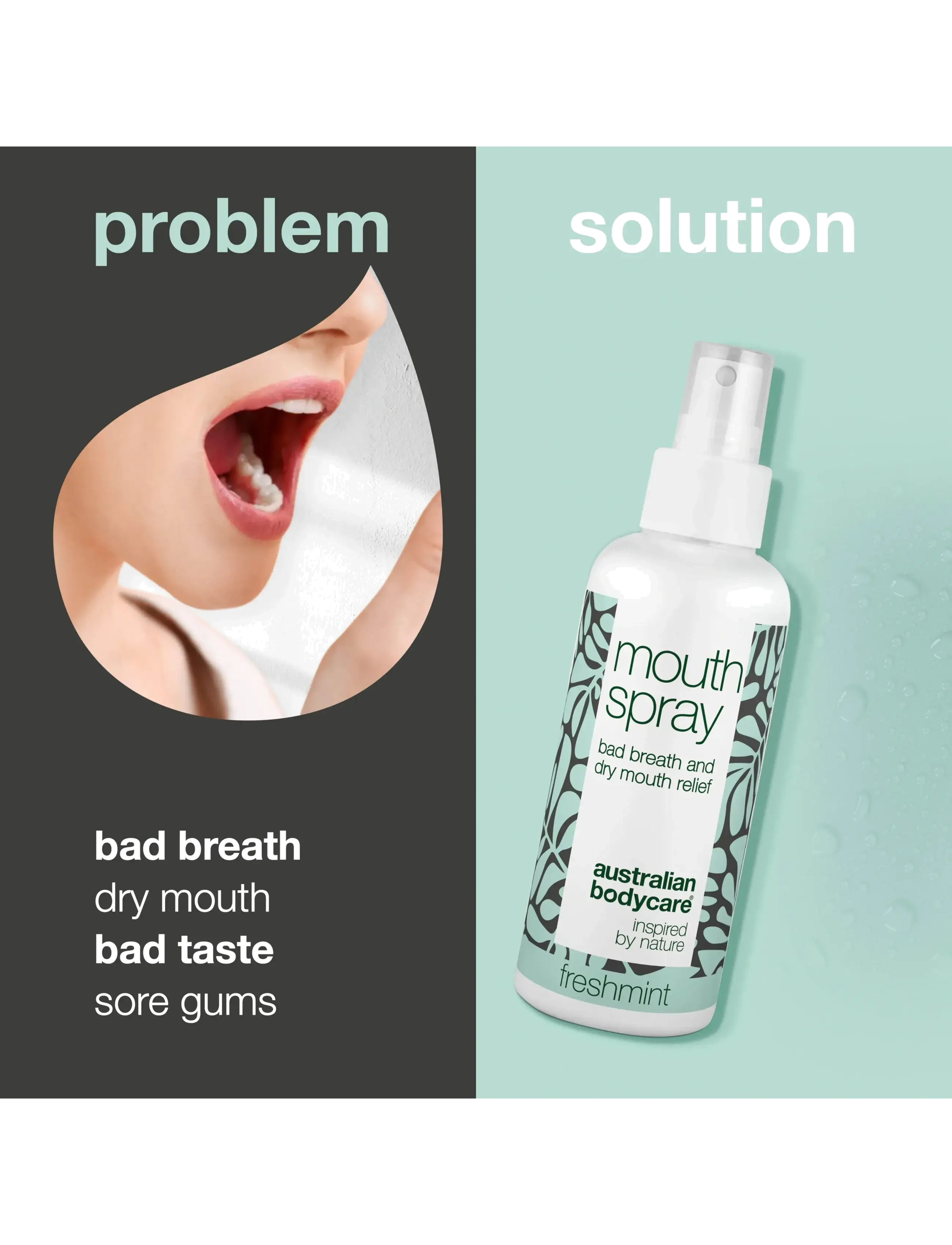 Australian Bodycare - Mouth spray with freshmint 100ml - suuhygienia - clear - 1