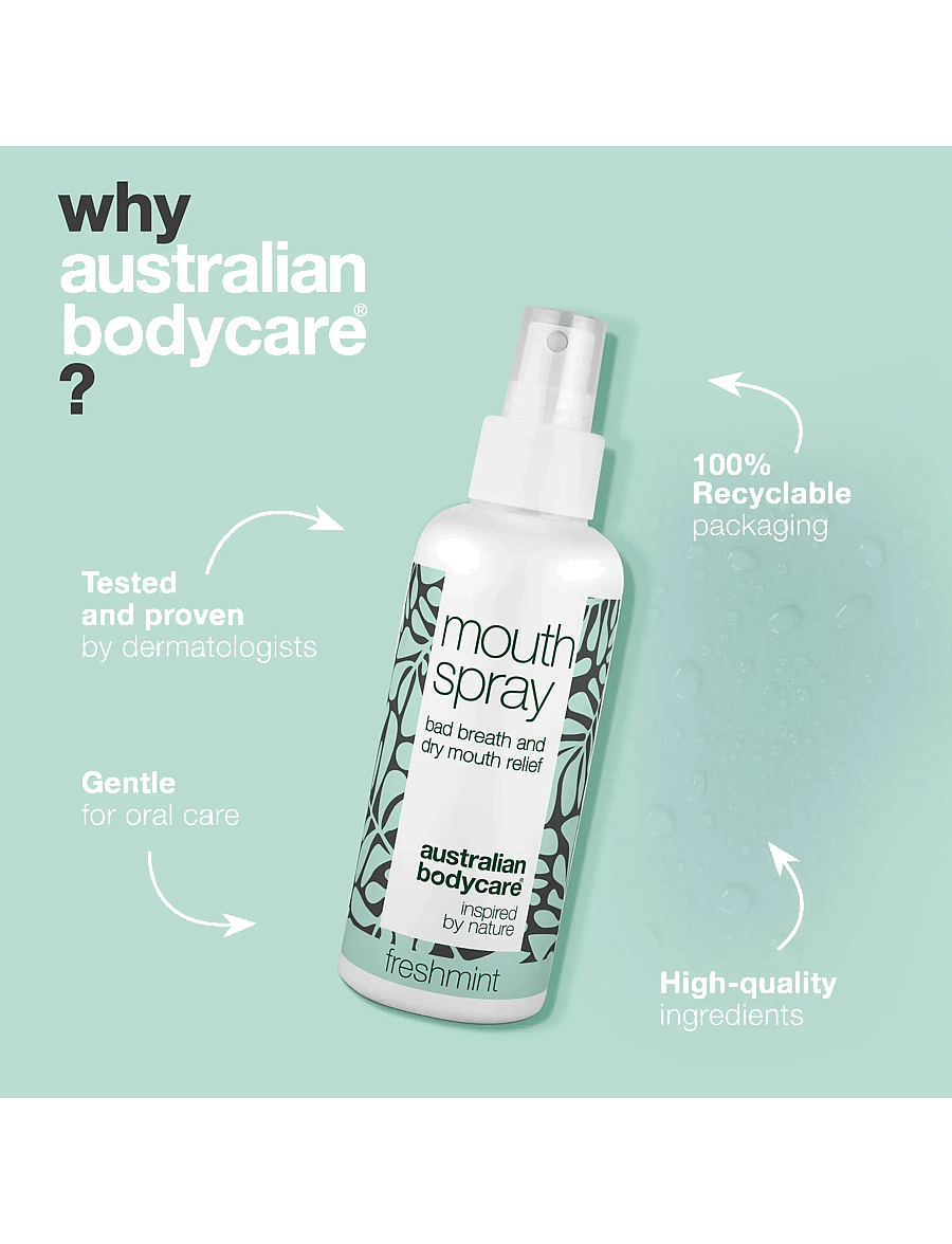 Australian Bodycare - Mouth spray with freshmint 100ml - suuveed - clear - 3