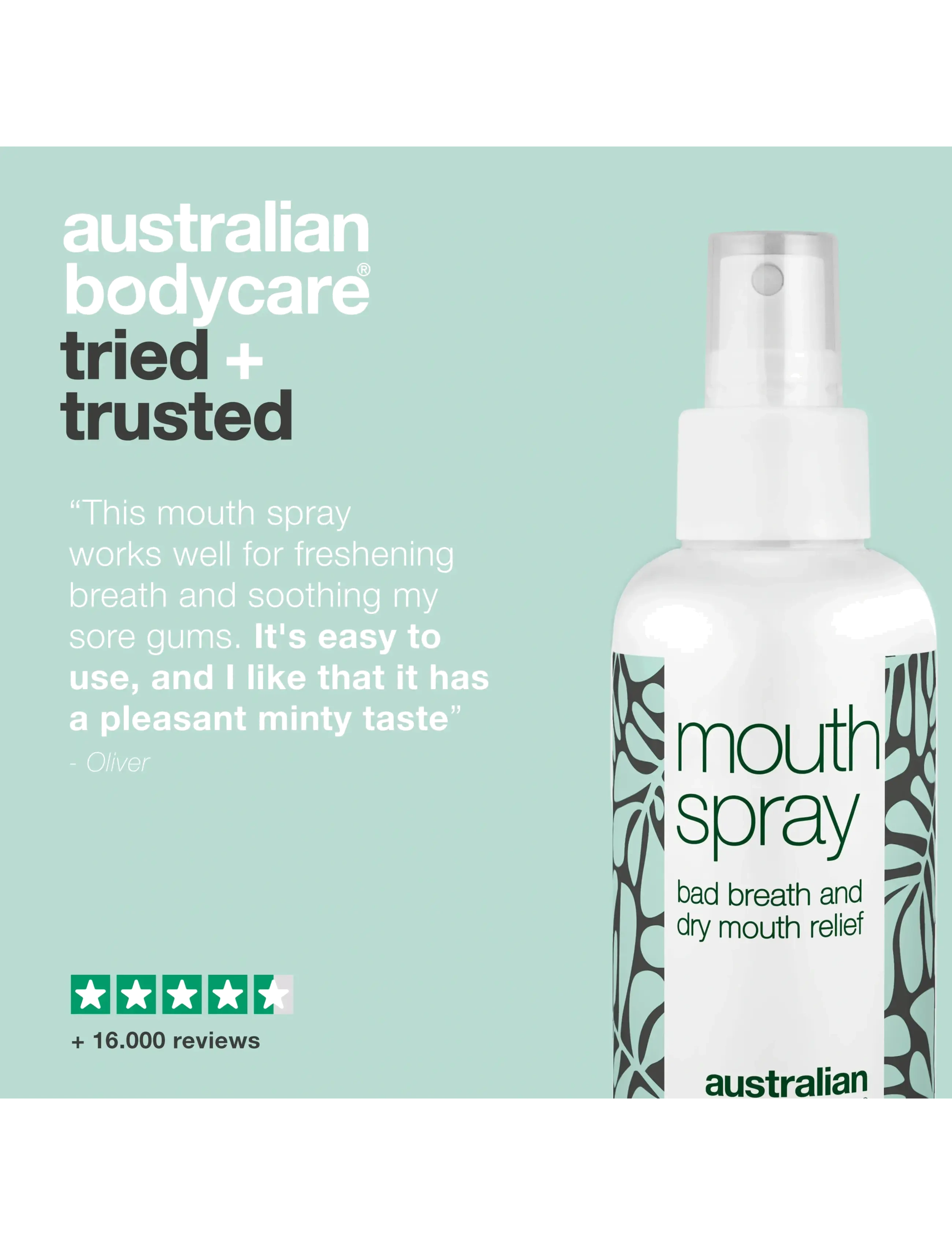 Australian Bodycare - Mouth spray with freshmint 100ml - suuhygienia - clear - 4