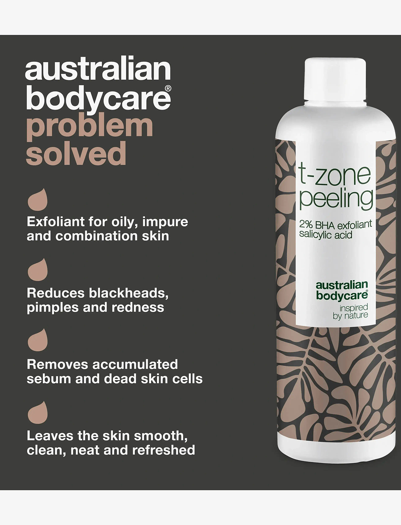Australian Bodycare - T-zone peeling 150 ml - exfolierande ansiktsvatten - / - 2