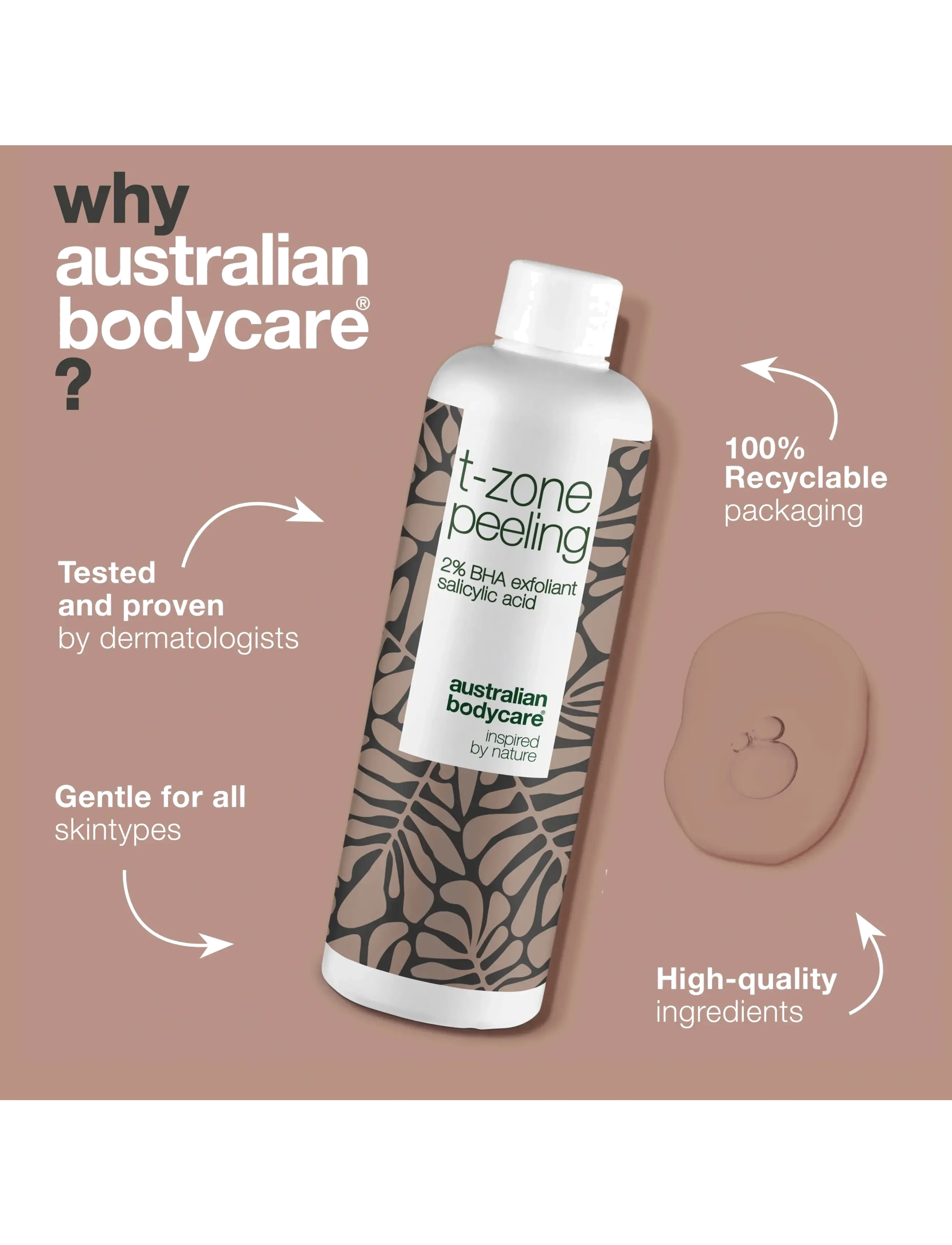Australian Bodycare - T-zone peeling 150 ml - eksfolierende tonere - / - 3