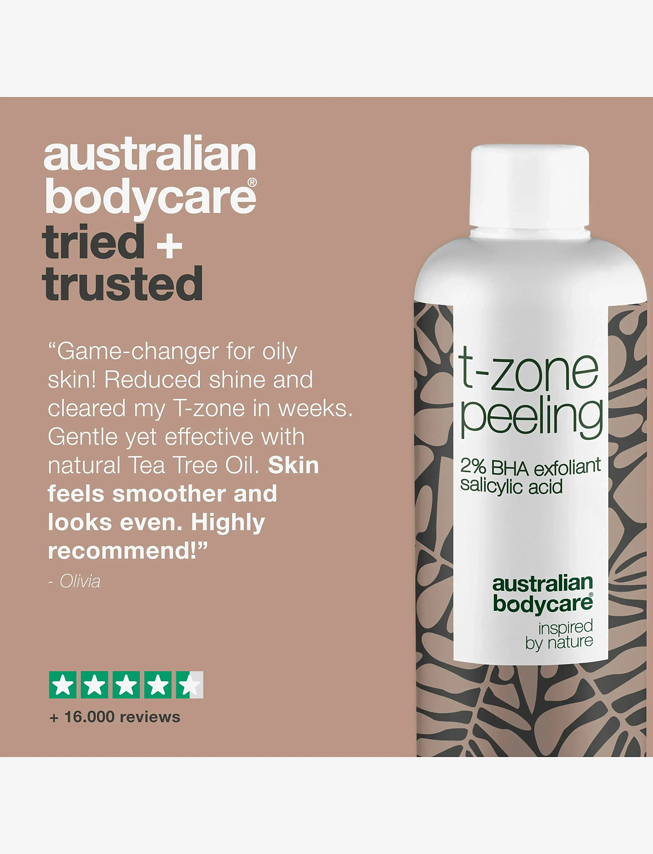 Australian Bodycare - T-zone peeling 150 ml - exfolierande ansiktsvatten - / - 4