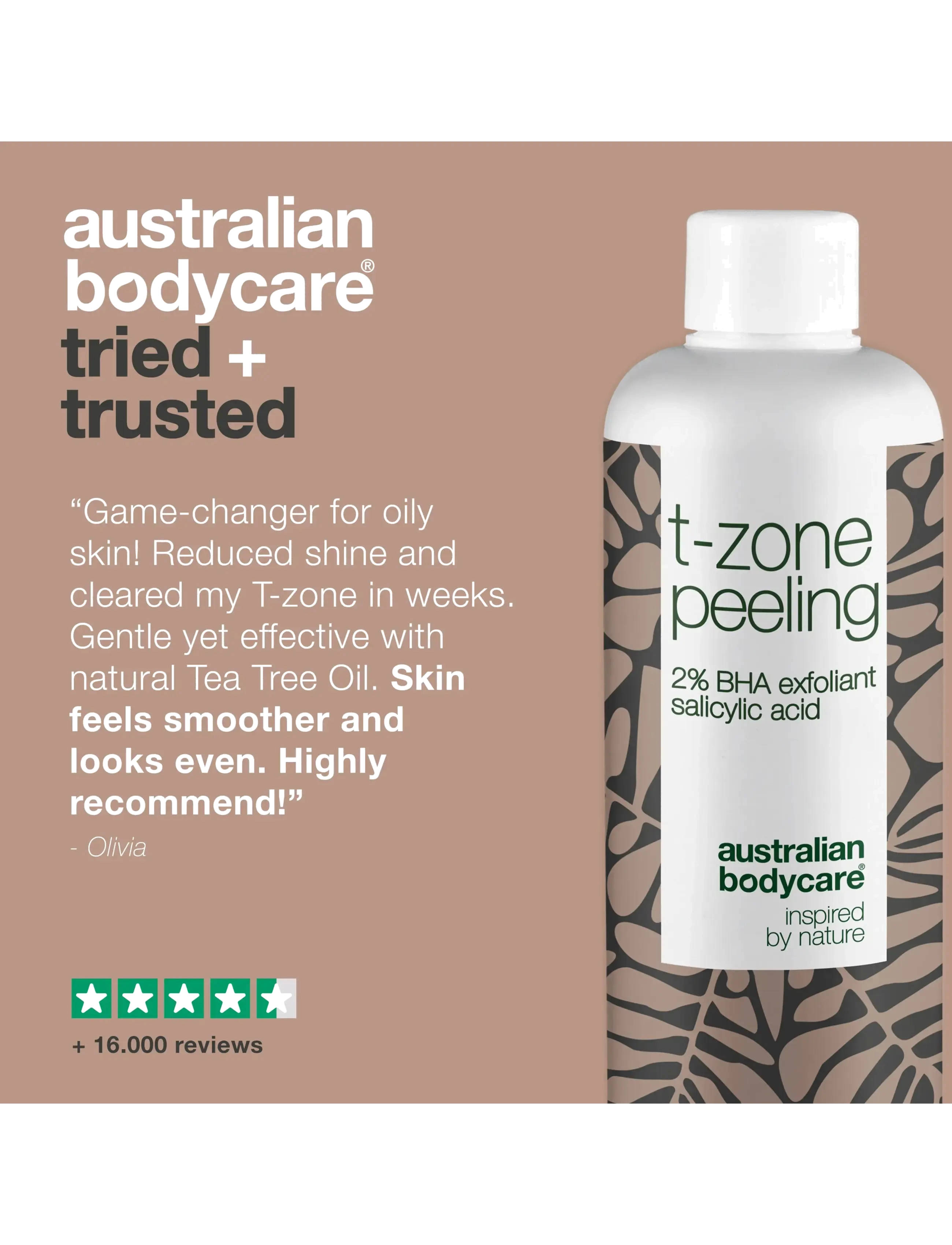 Australian Bodycare - T-zone peeling 150 ml - eksfolierende tonere - / - 4