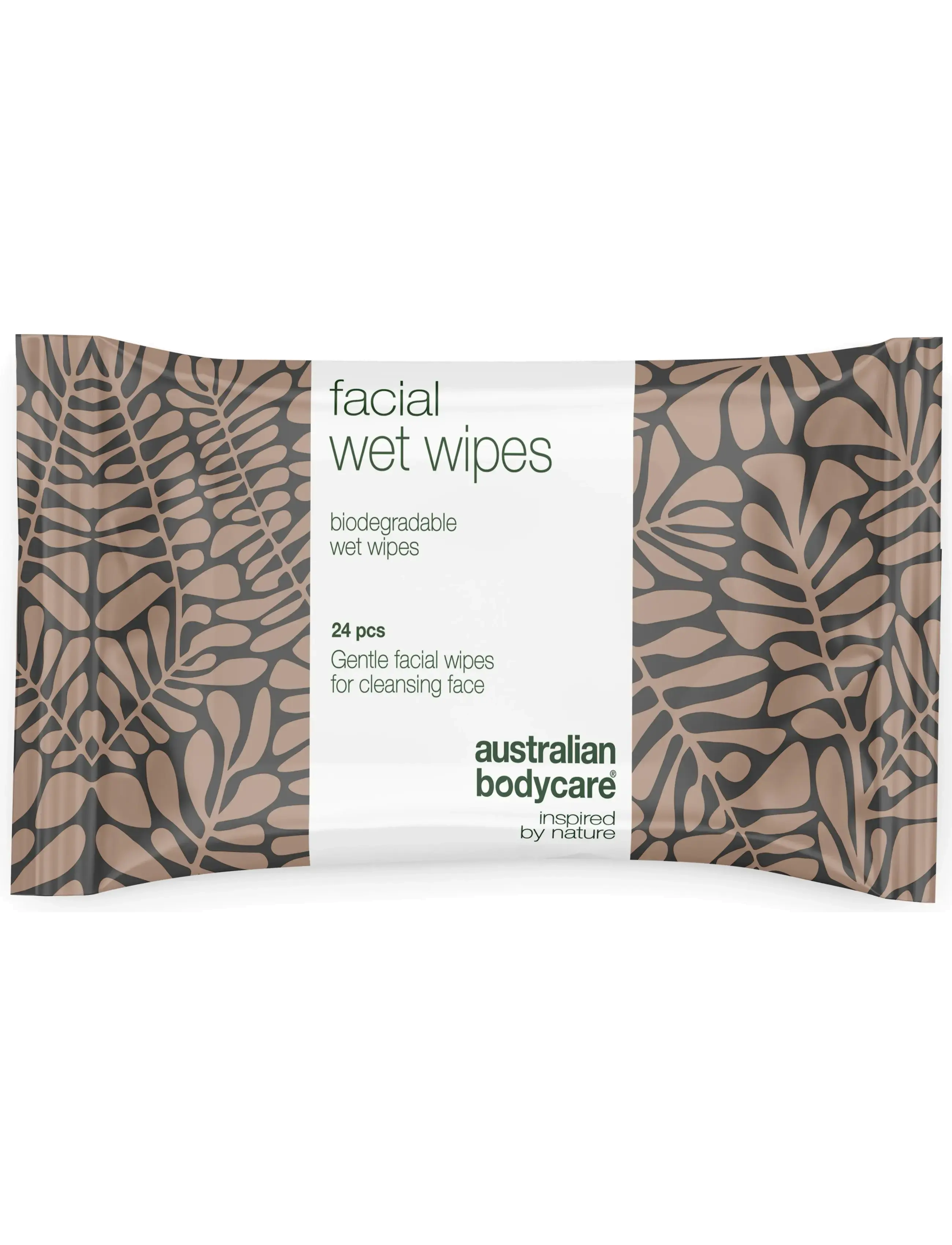Australian Bodycare Face Wet Wipes 24Pcs, Ansigt Wipes, Nude, Str: 24 ML