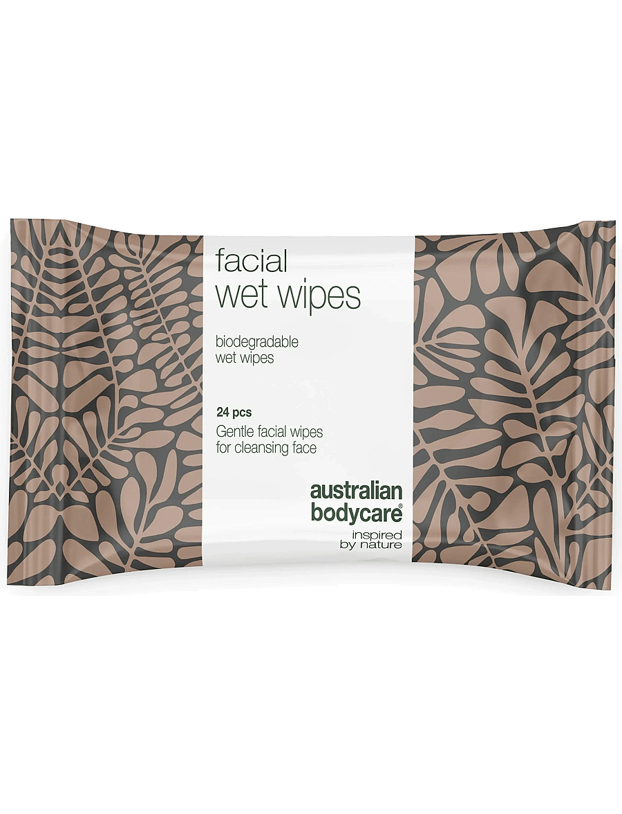Australian Bodycare - Face Wet Wipes 24pcs - niisked salvrätikud näole - clear - 0
