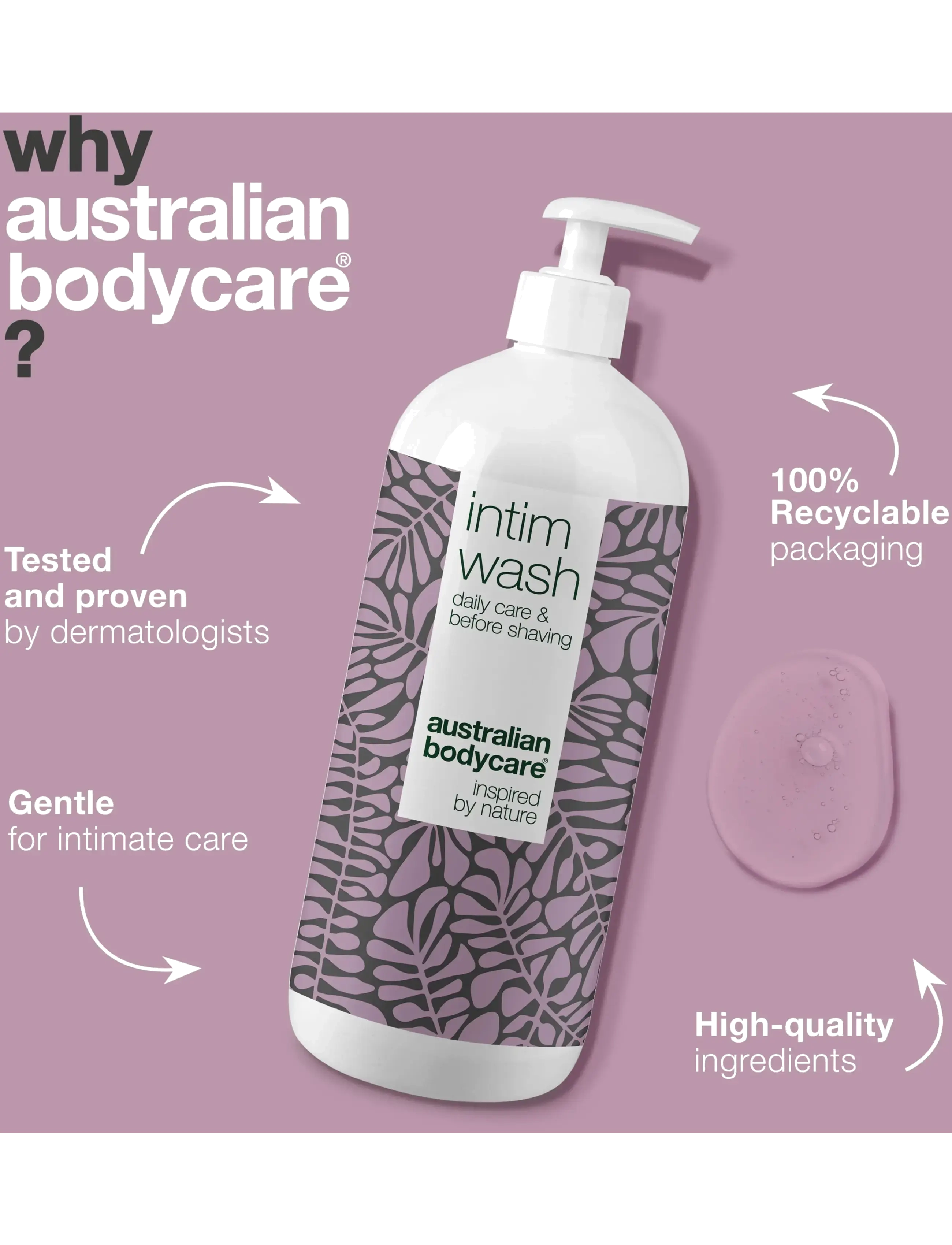 Australian Bodycare - Intim Wash 1000 ml - intīmās higiēnas līdzekļi - clear - 3