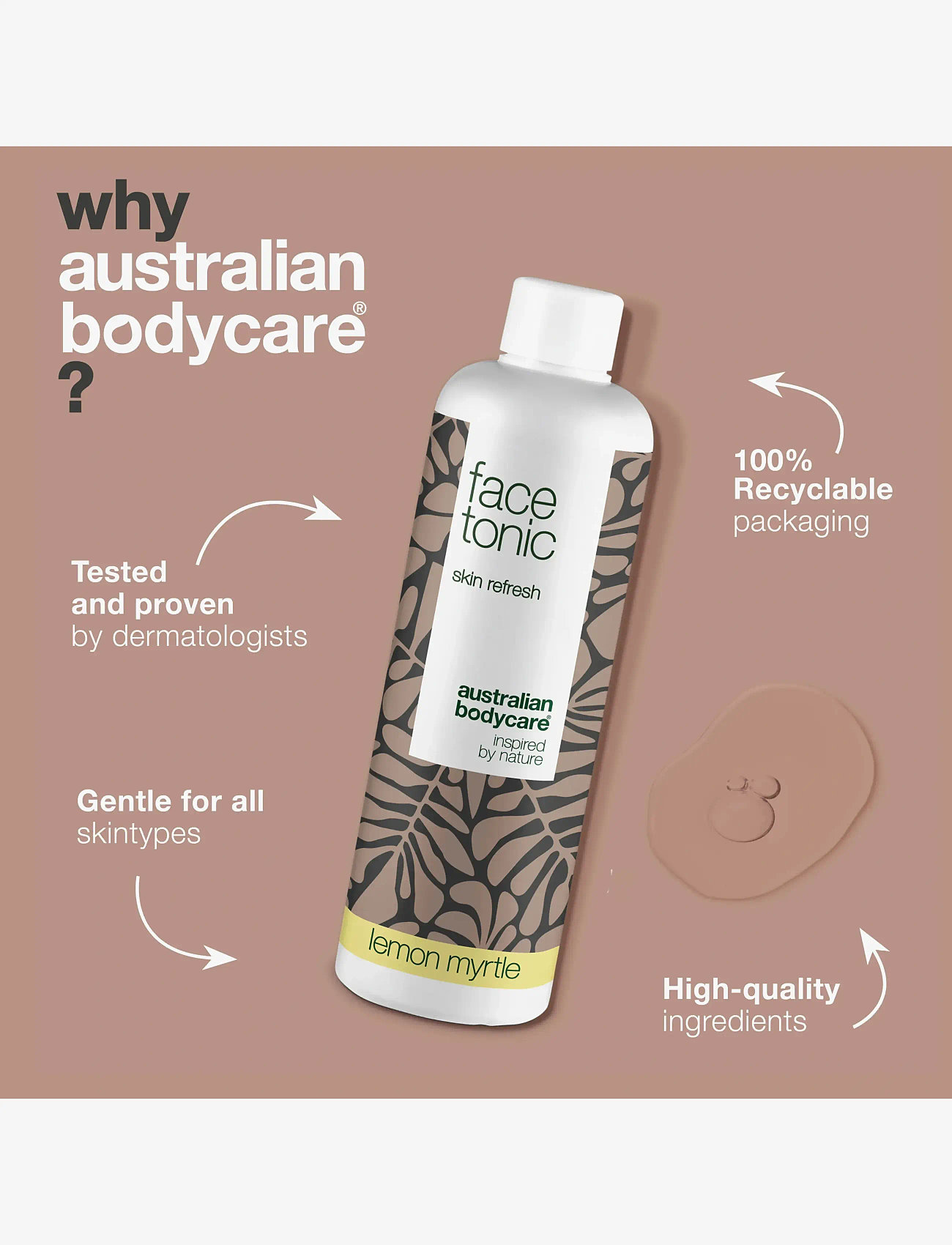 Australian Bodycare - Face Tonic lemon Myrtle 150 ml - Återfuktande ansiktsvatten - clear - 3