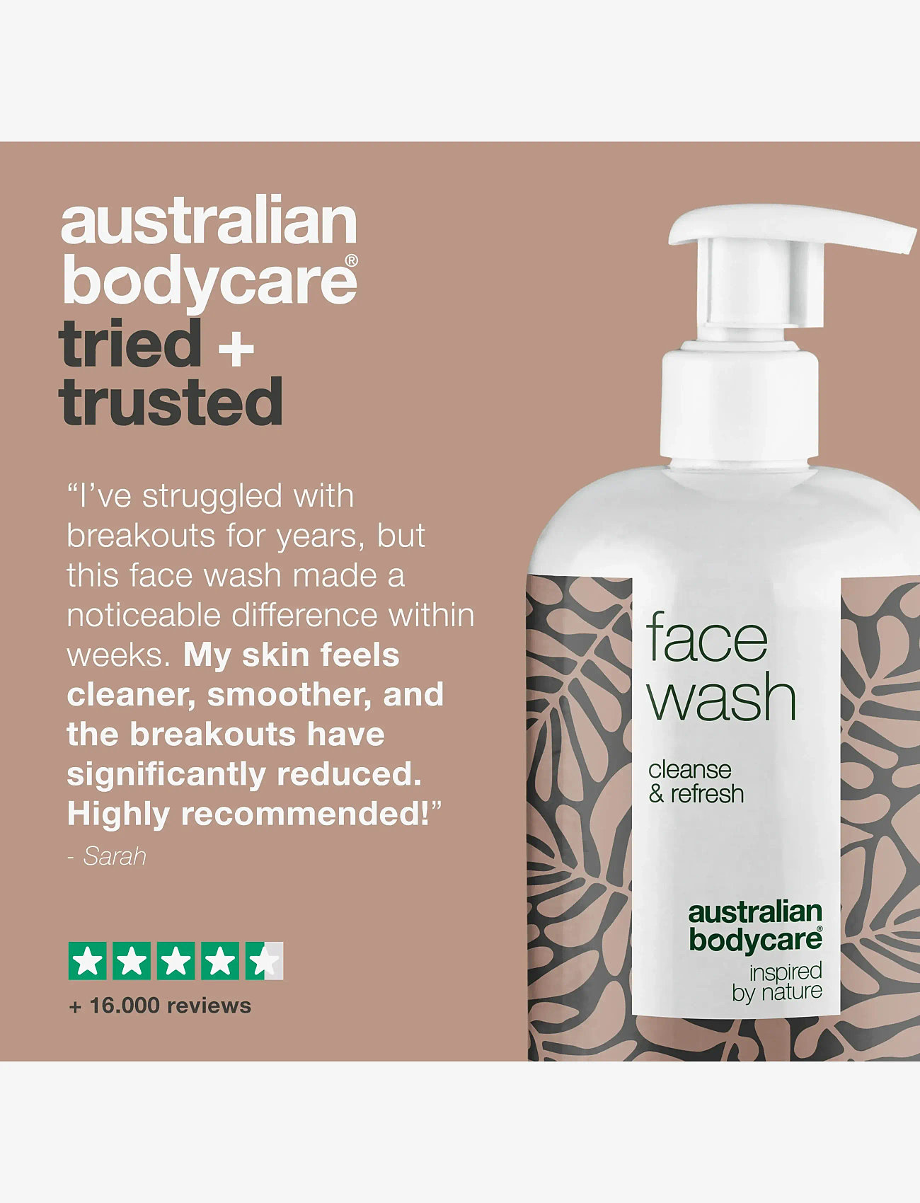 Australian Bodycare - Face Wash 500 ml - rengöringsgel - clear - 4