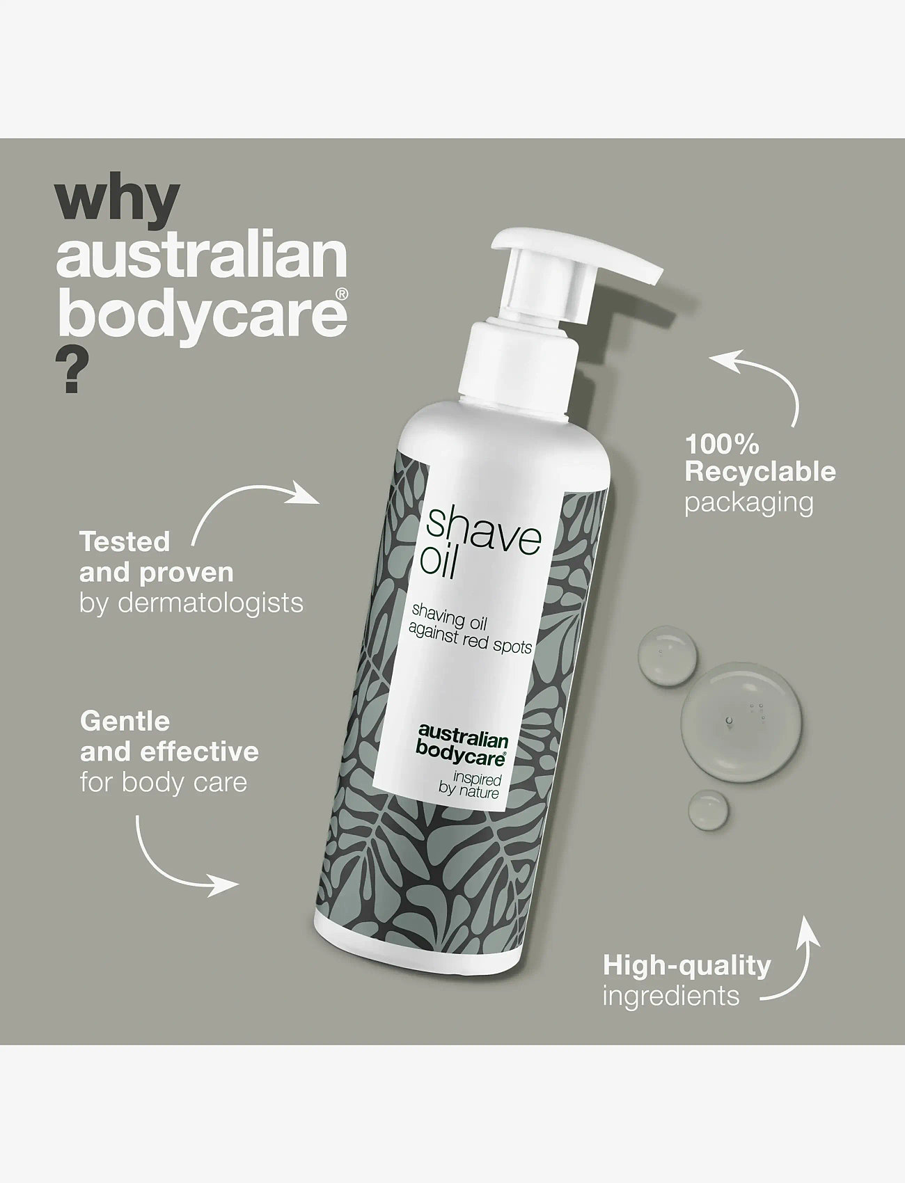 Australian Bodycare - Shave Oil 250 ml - shaving gel - clear - 3