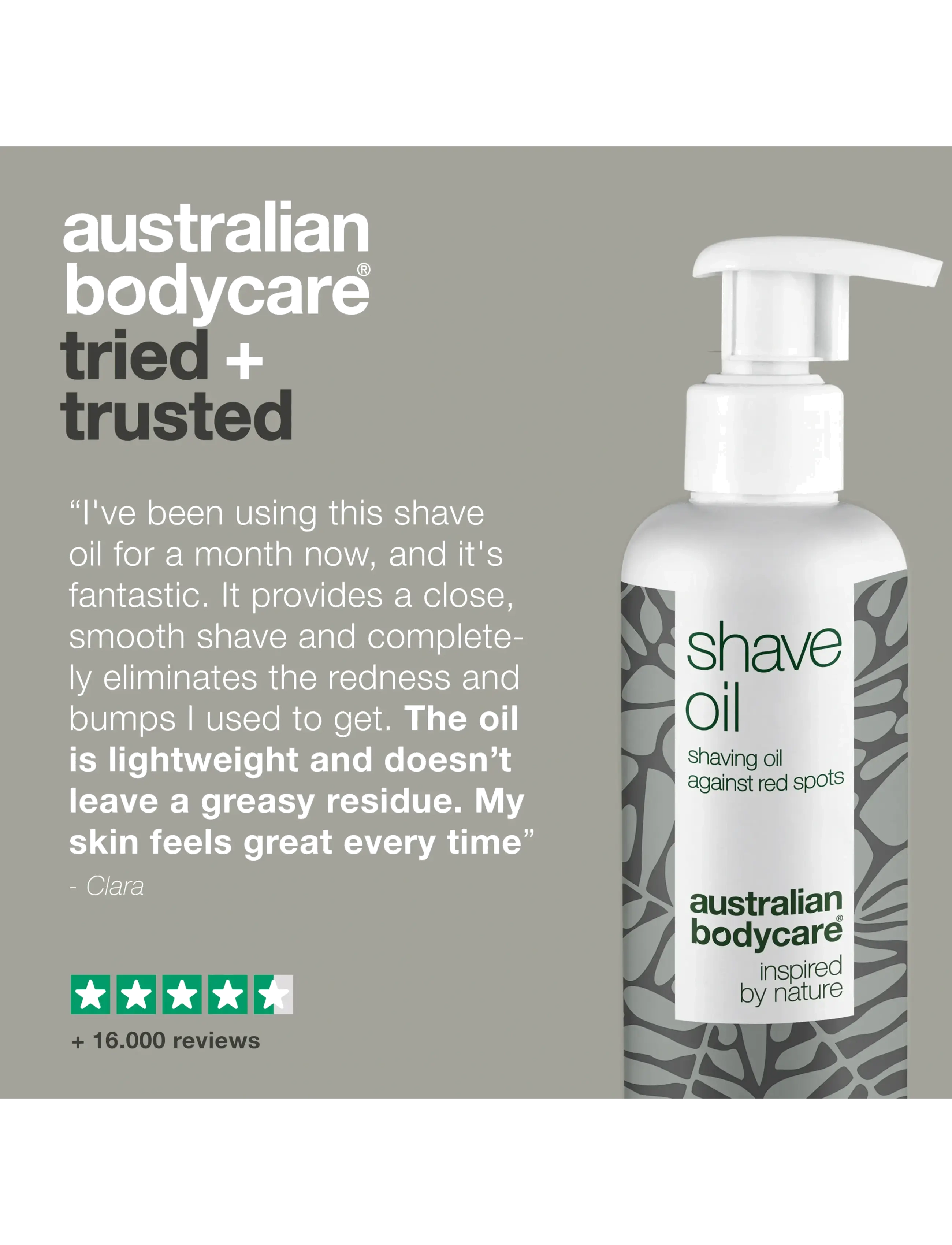 Australian Bodycare - Shave Oil 250 ml - barbergels - clear - 4
