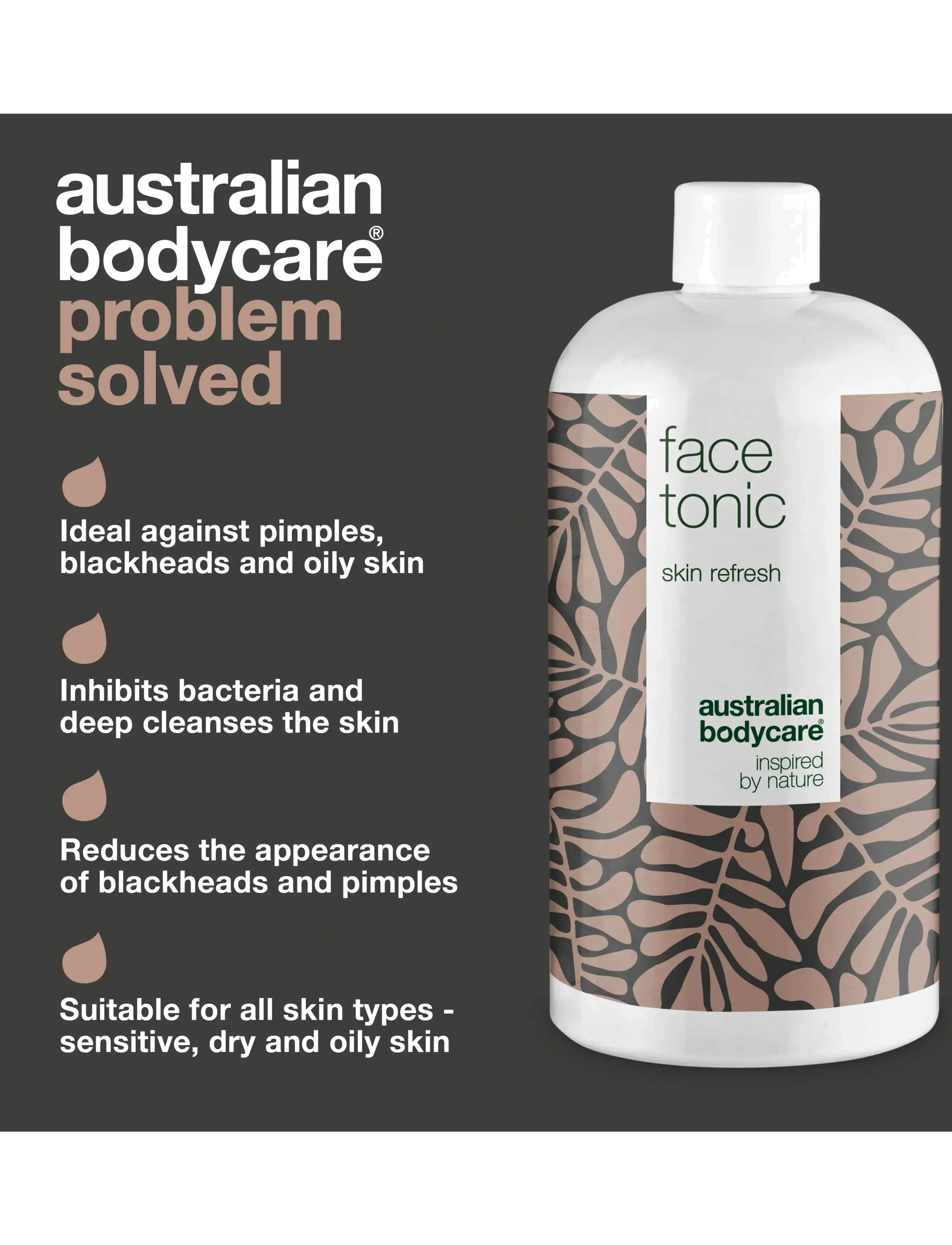 Australian Bodycare - Face Tonic 500 ml - fuktighetsgivende toner - clear - 2