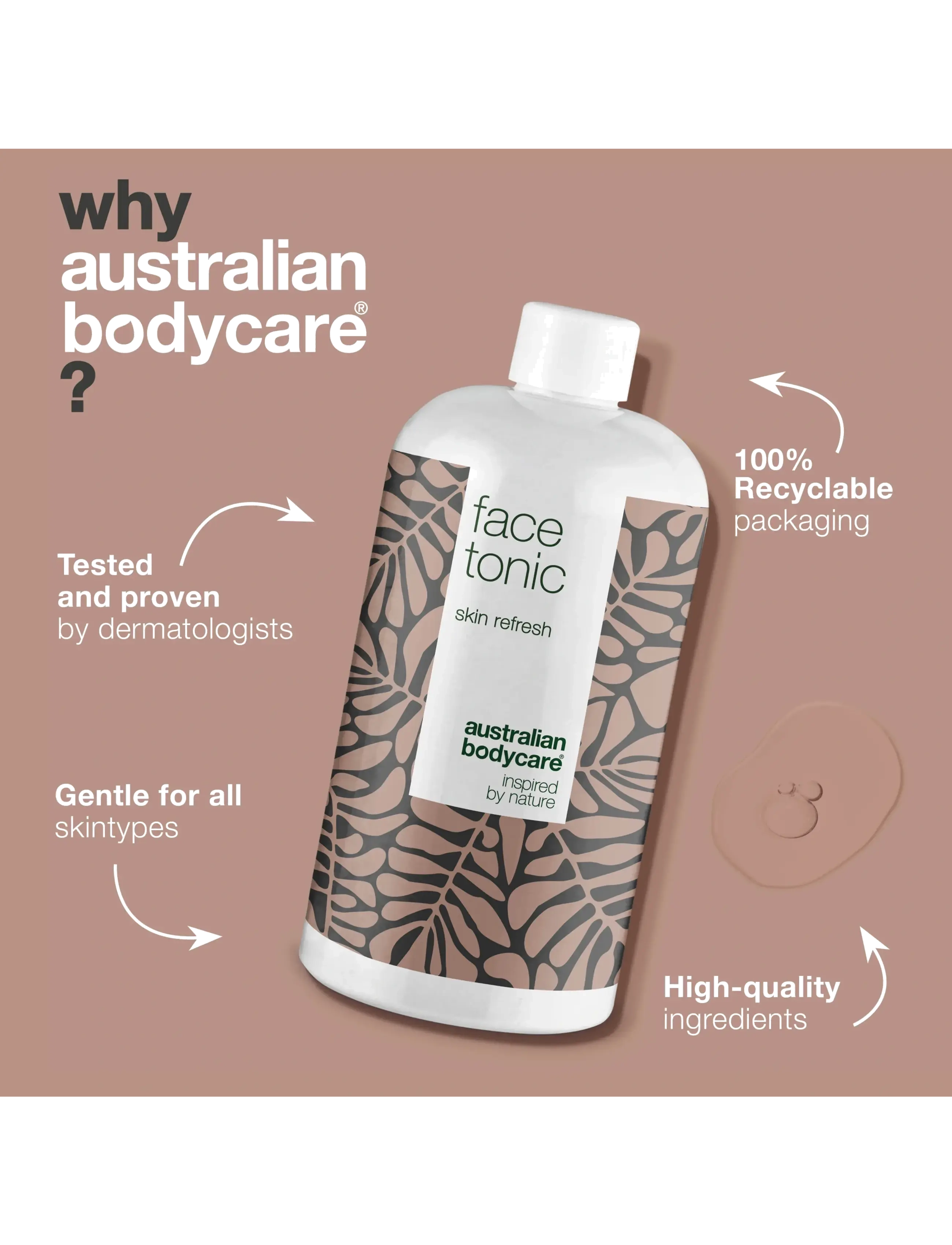 Australian Bodycare - Face Tonic 500 ml - fuktighetsgivende toner - clear - 3