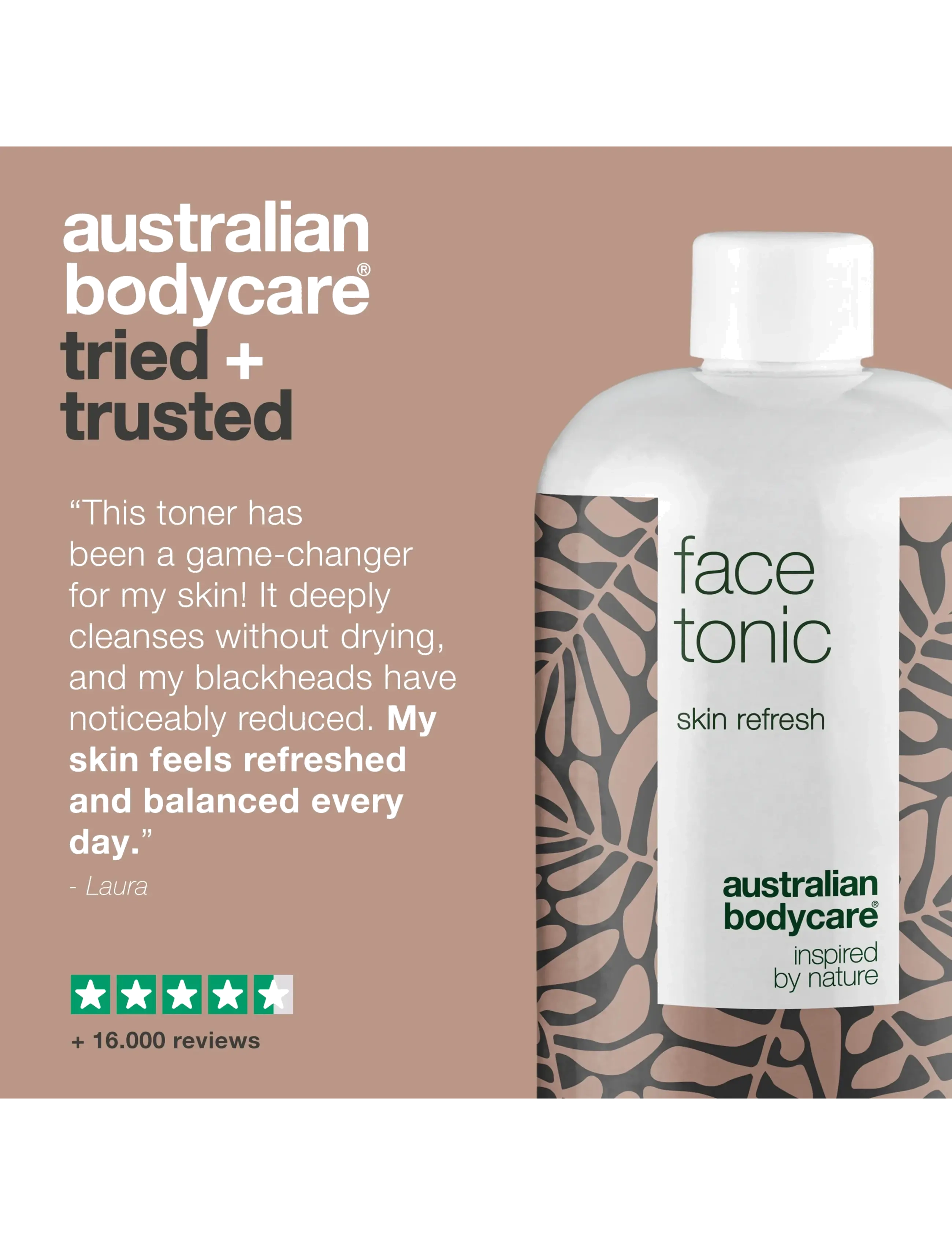 Australian Bodycare - Face Tonic 500 ml - fuktighetsgivende toner - clear - 4