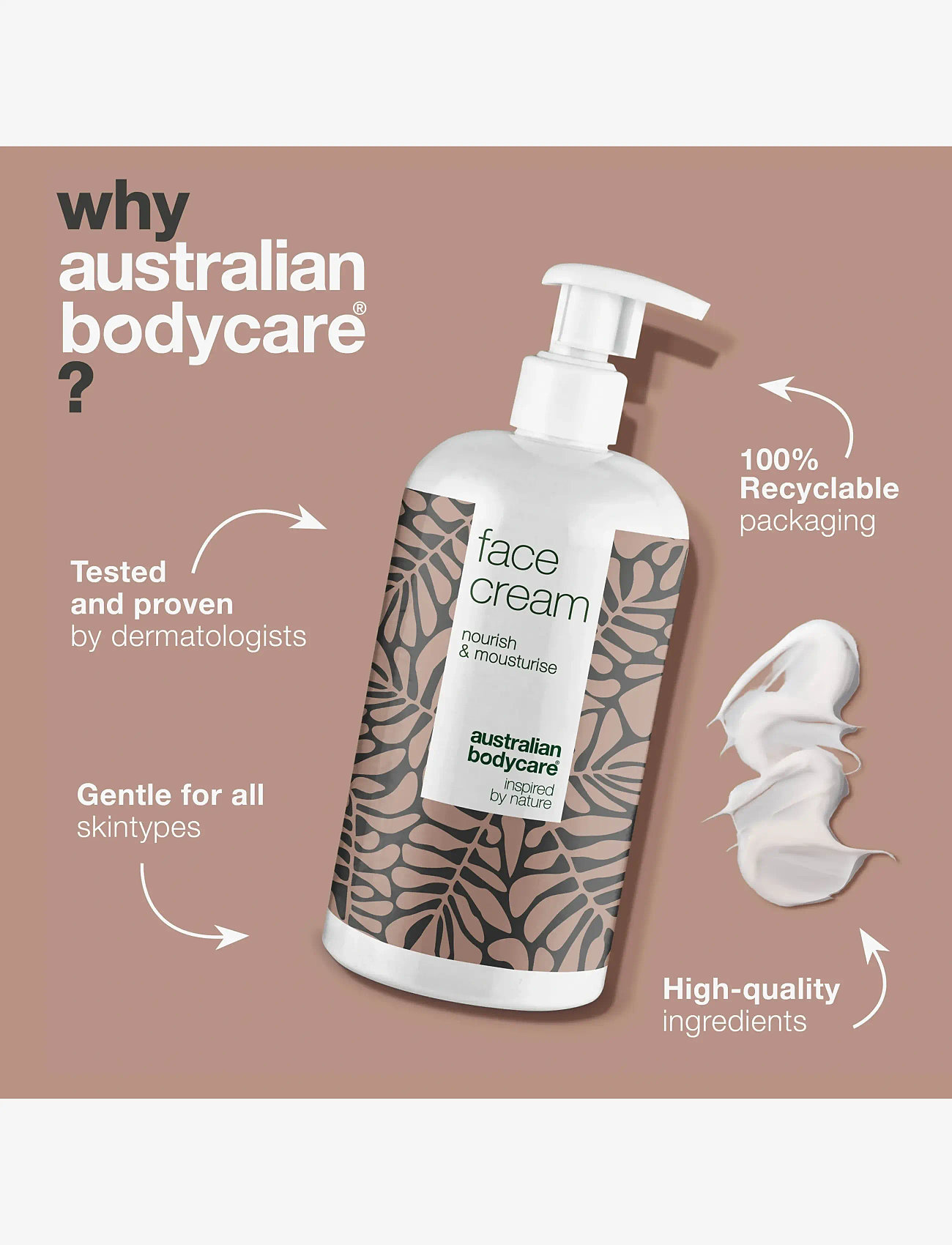 Australian Bodycare - Face Cream 500 ml - dagkräm - clear - 3