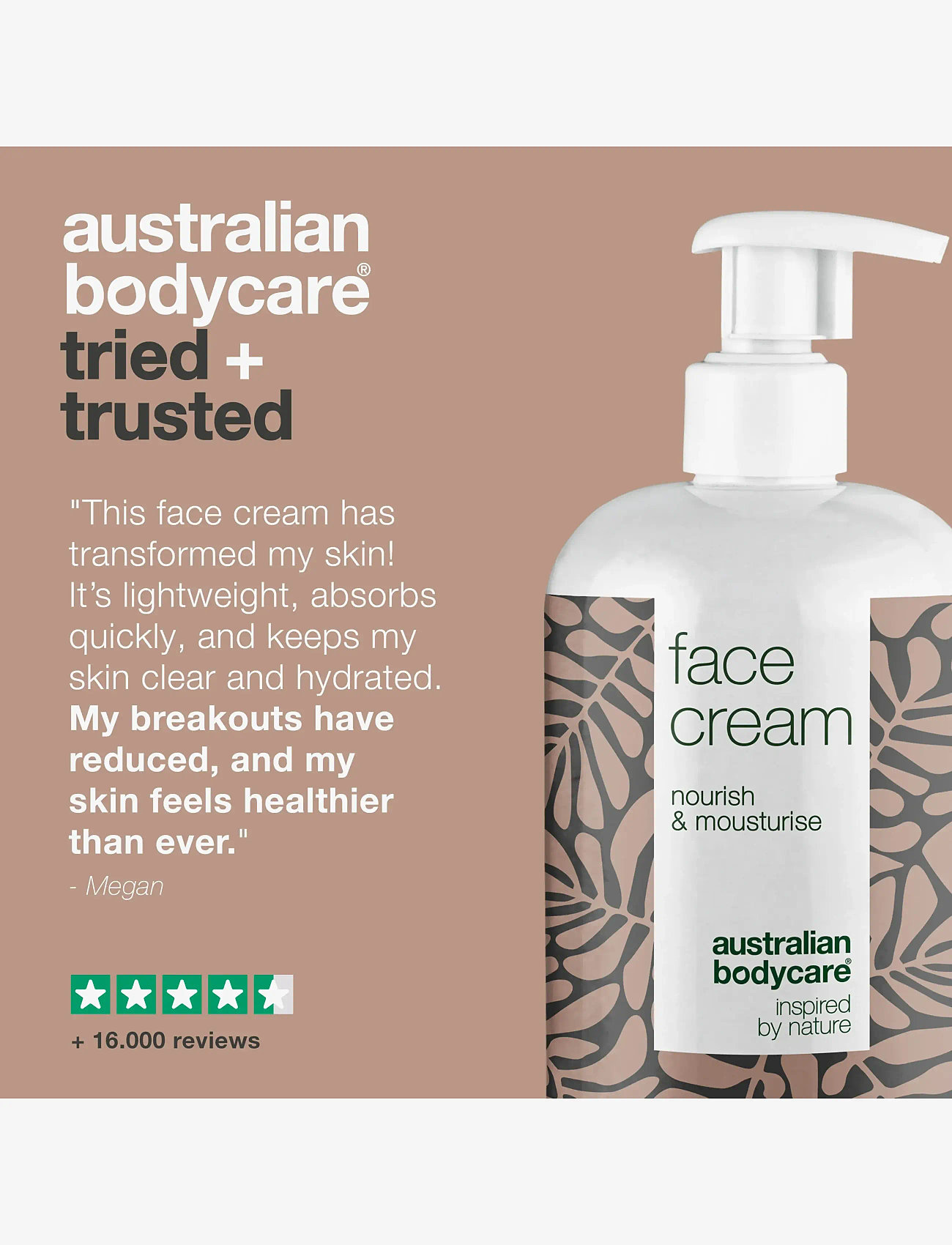 Australian Bodycare - Face Cream 500 ml - dagkräm - clear - 4