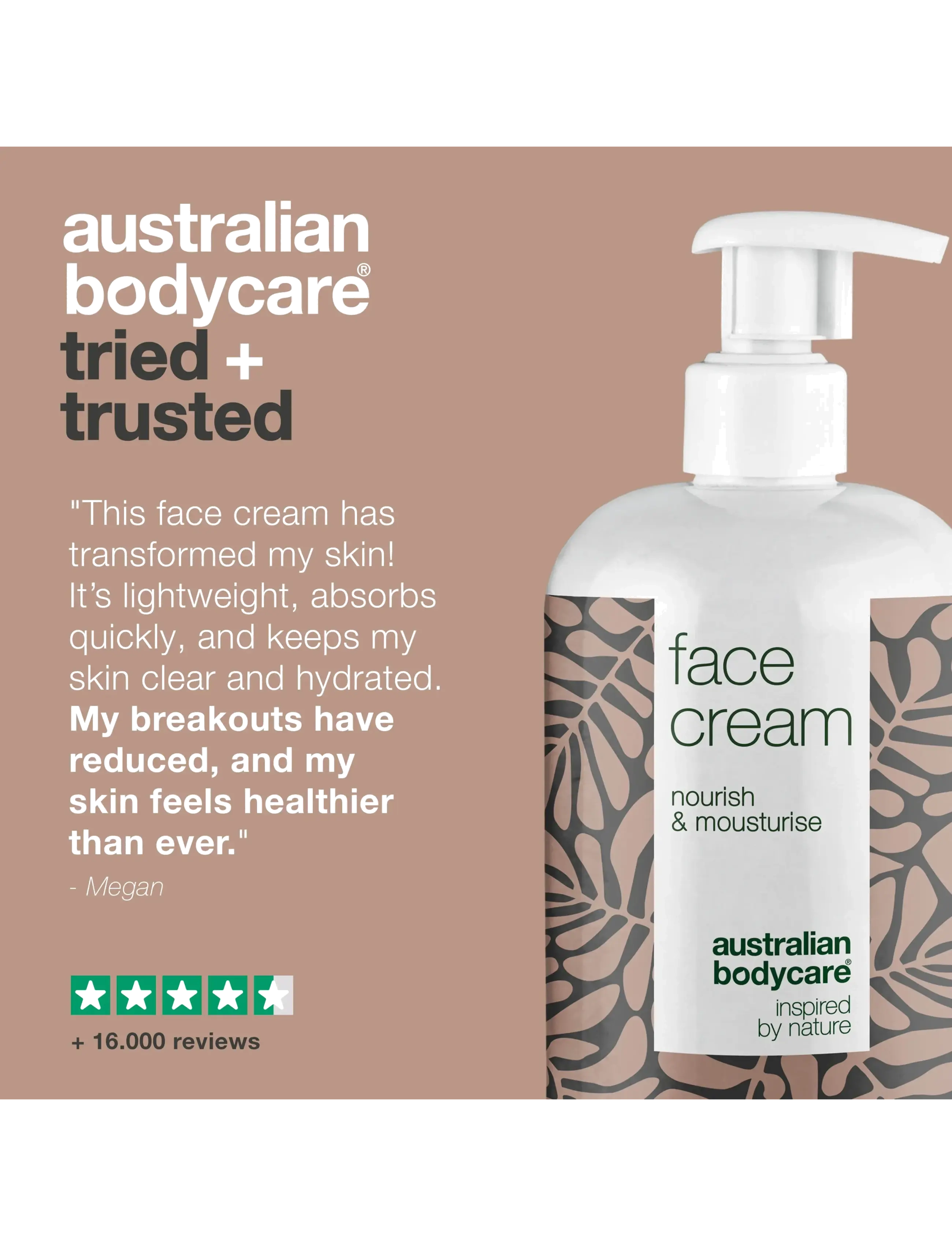 Australian Bodycare - Face Cream 500 ml - dagkrem - clear - 4