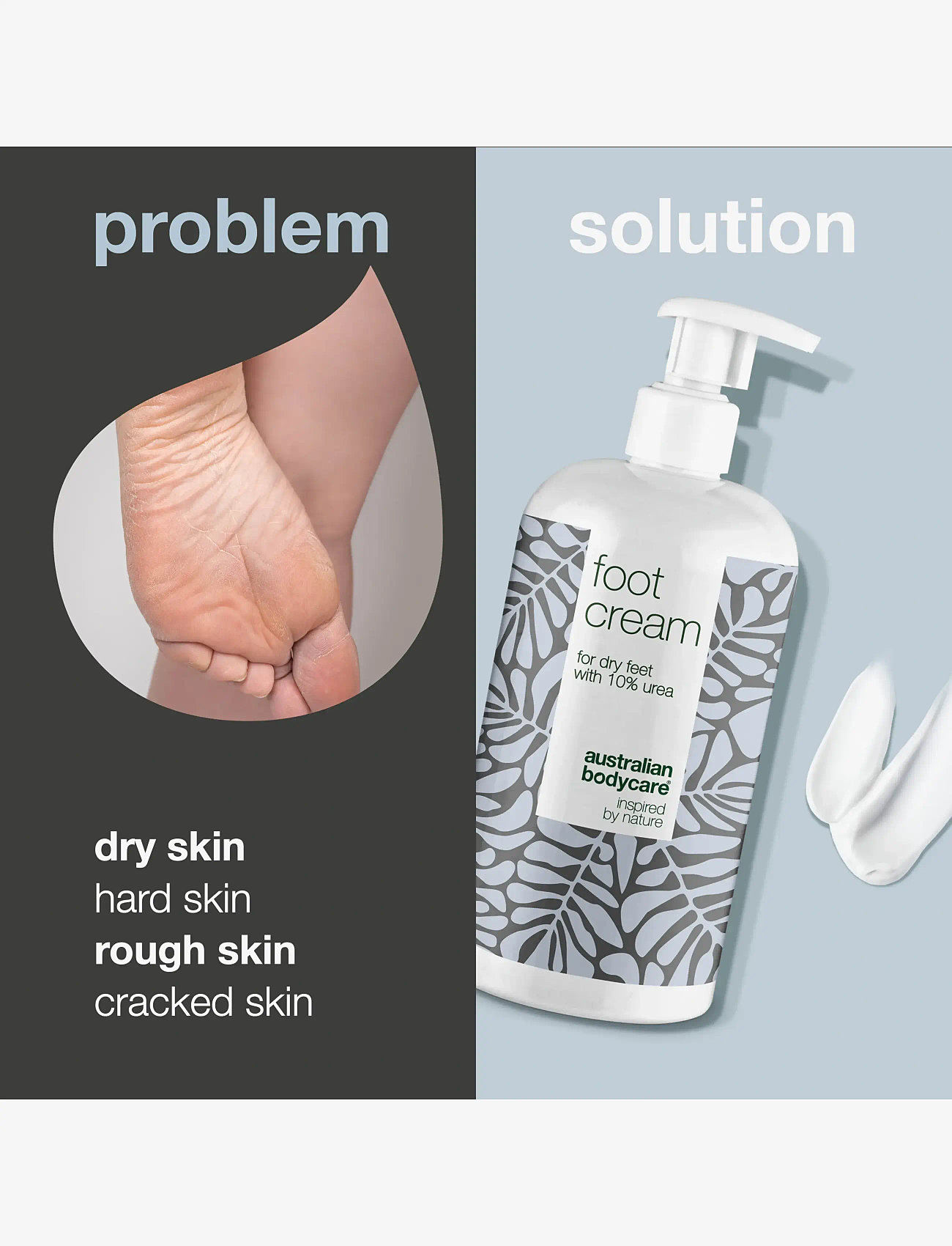 Australian Bodycare - Foot Cream 500 ml - handkräm & fotkräm - clear - 1