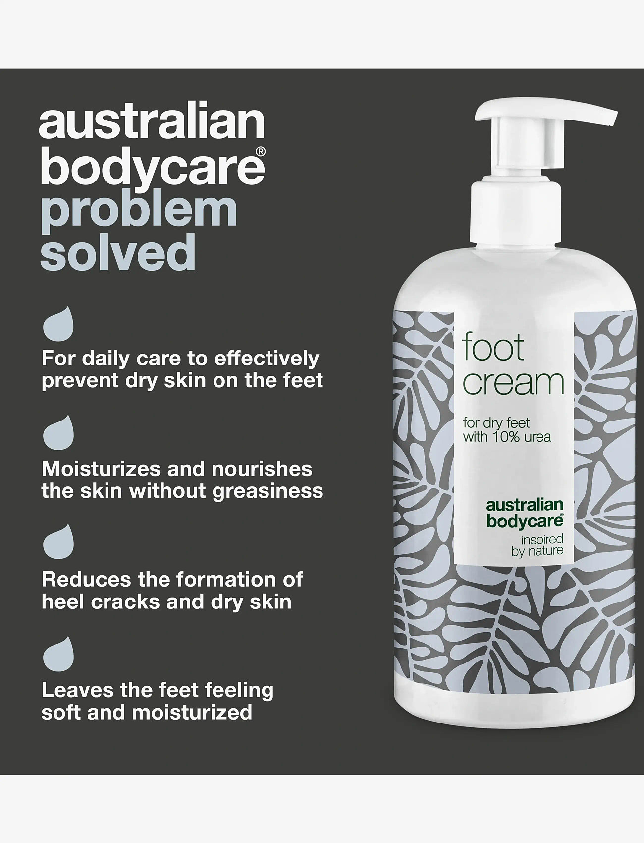 Australian Bodycare - Foot Cream 500 ml - handkräm & fotkräm - clear - 2