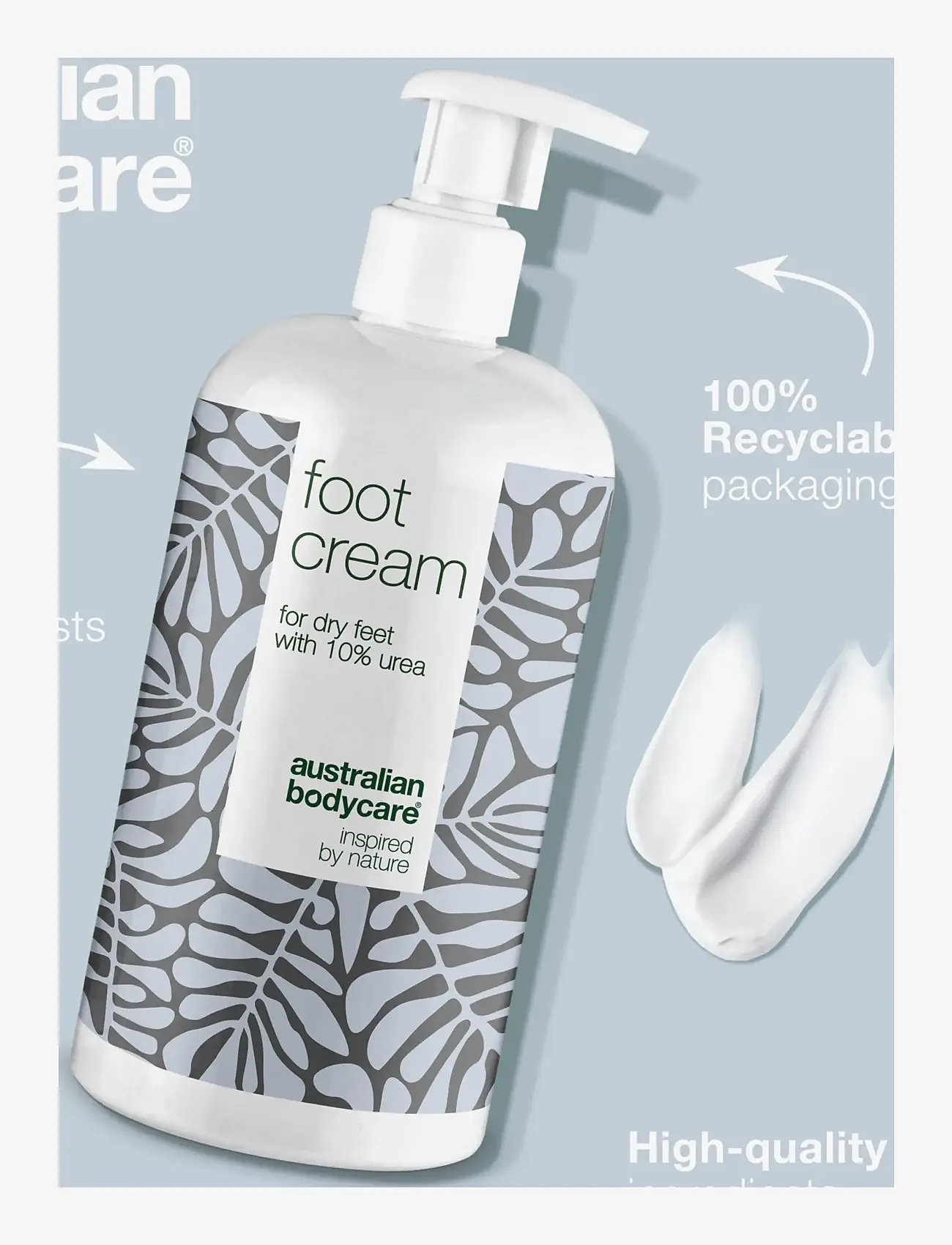 Australian Bodycare - Foot Cream 500 ml - handkräm & fotkräm - clear - 3
